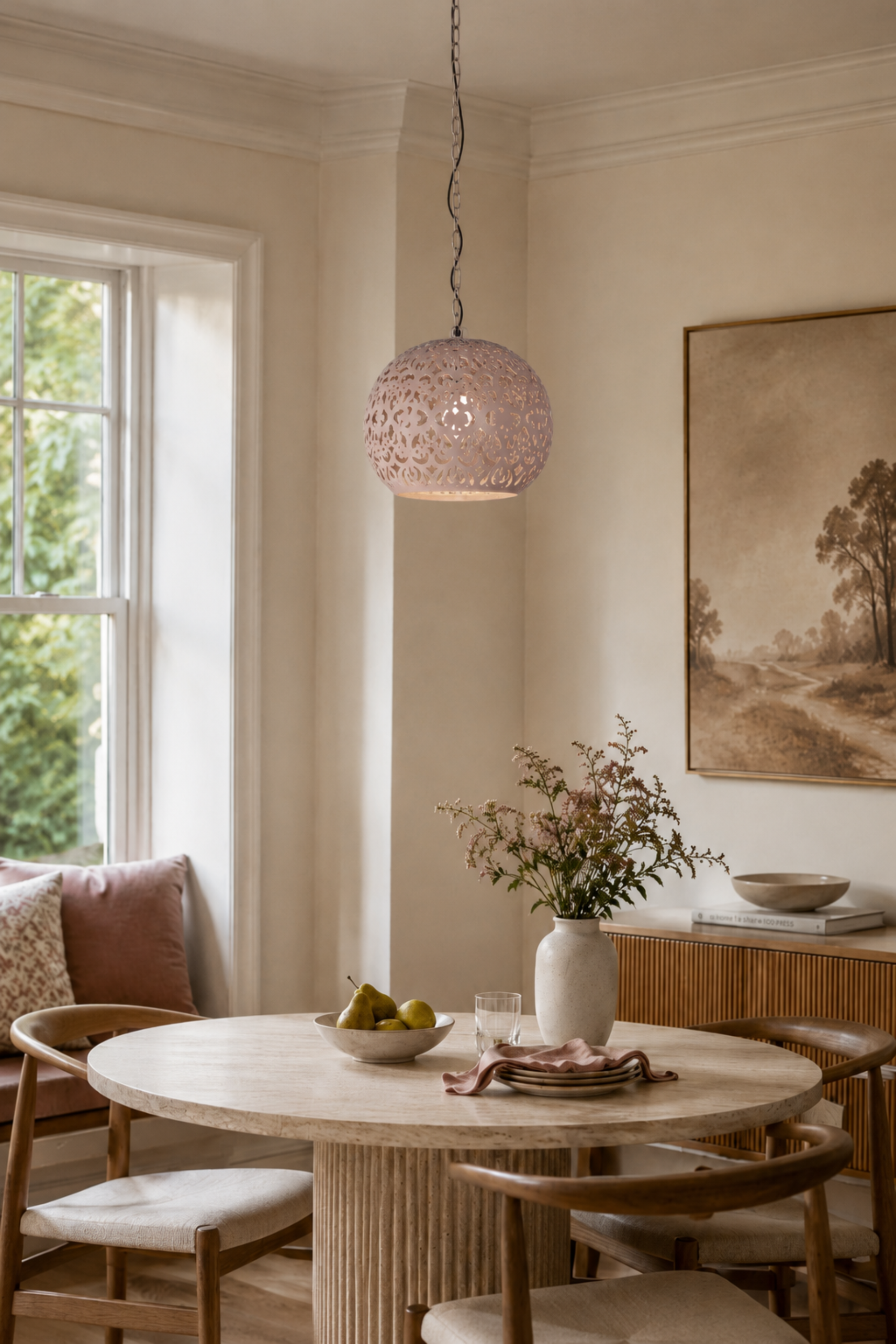 Blush Blossom Pendant Light