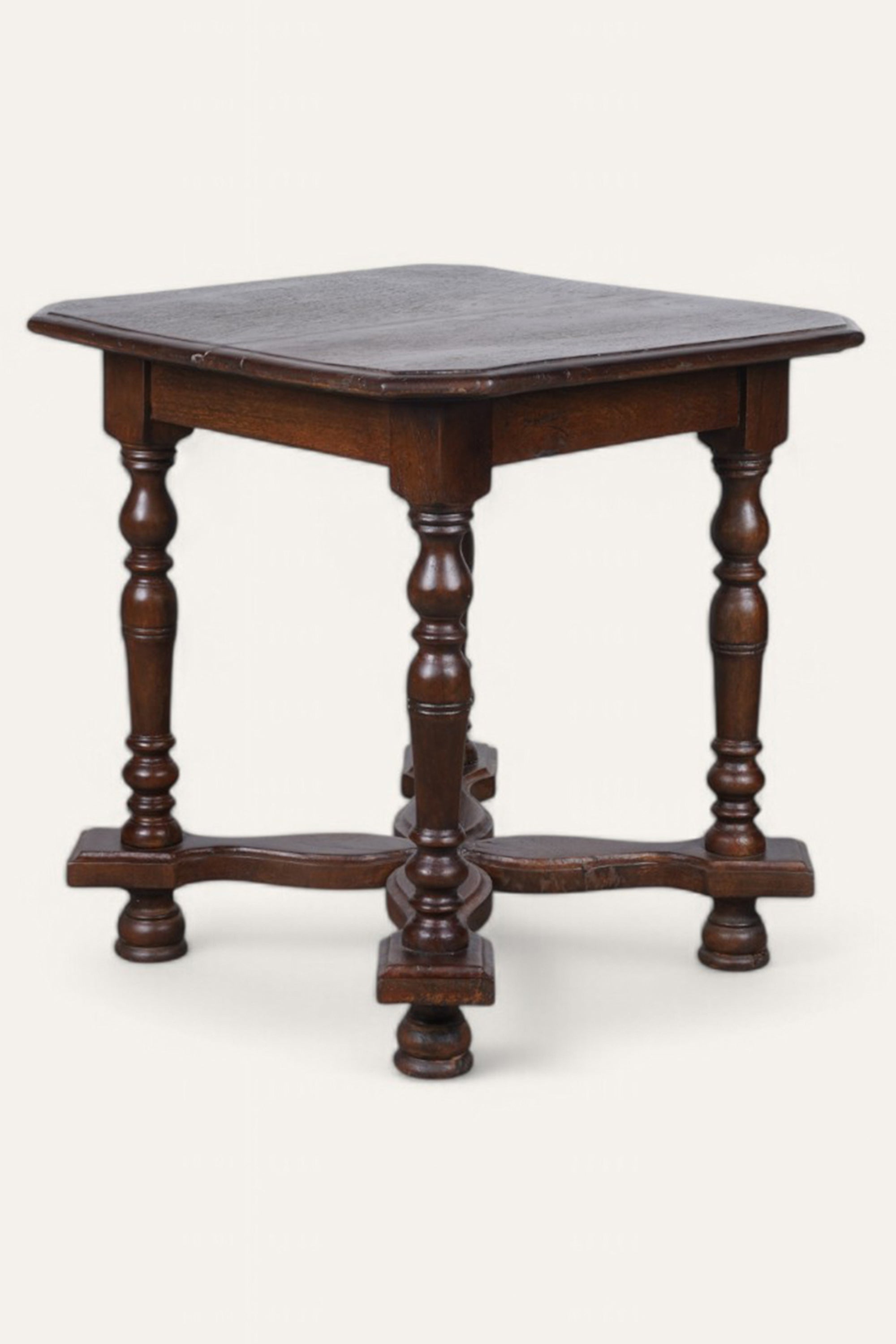 Bobbin Legs Brown Side Table