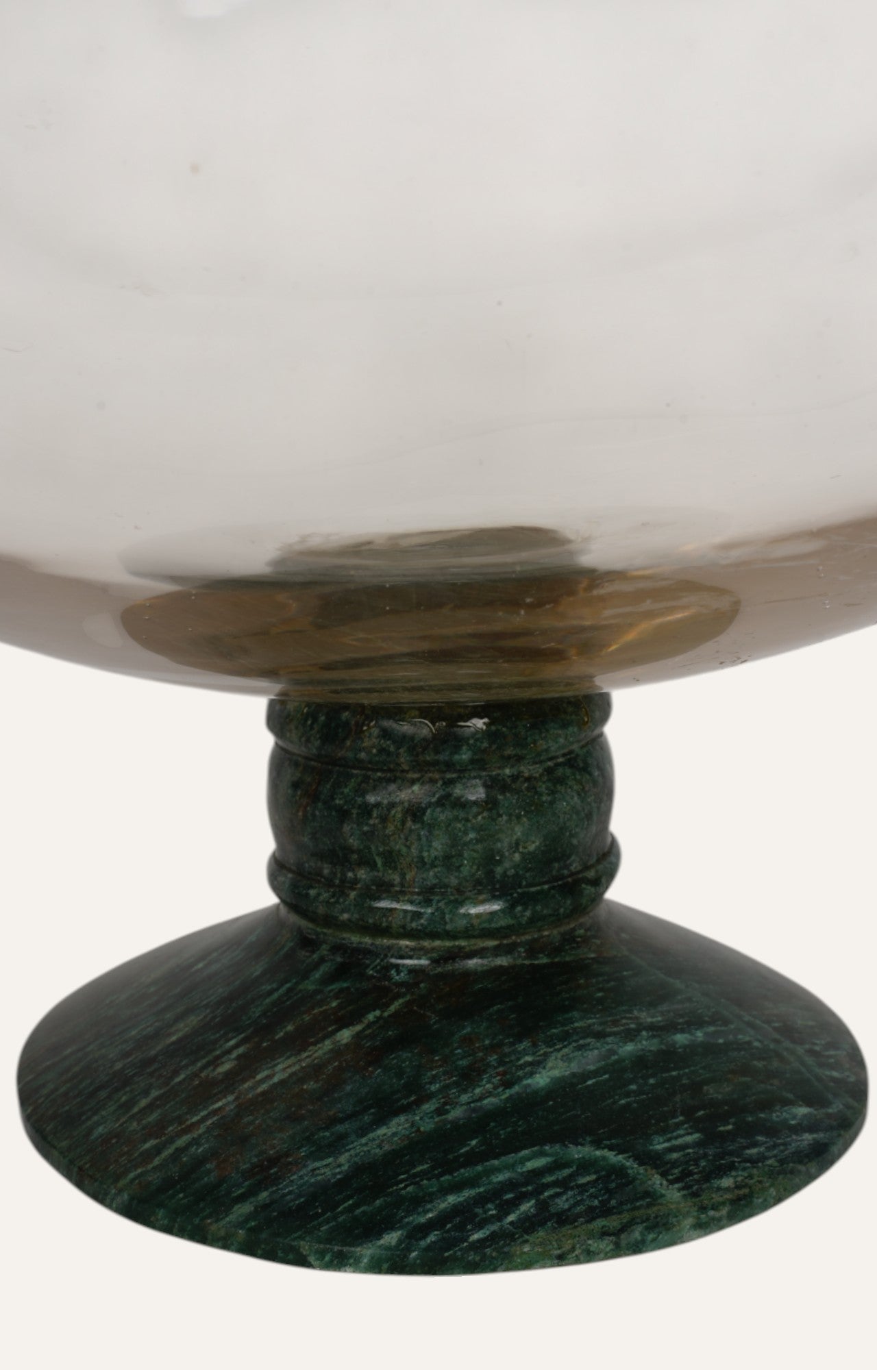 Bowl with Jade Quartz Base