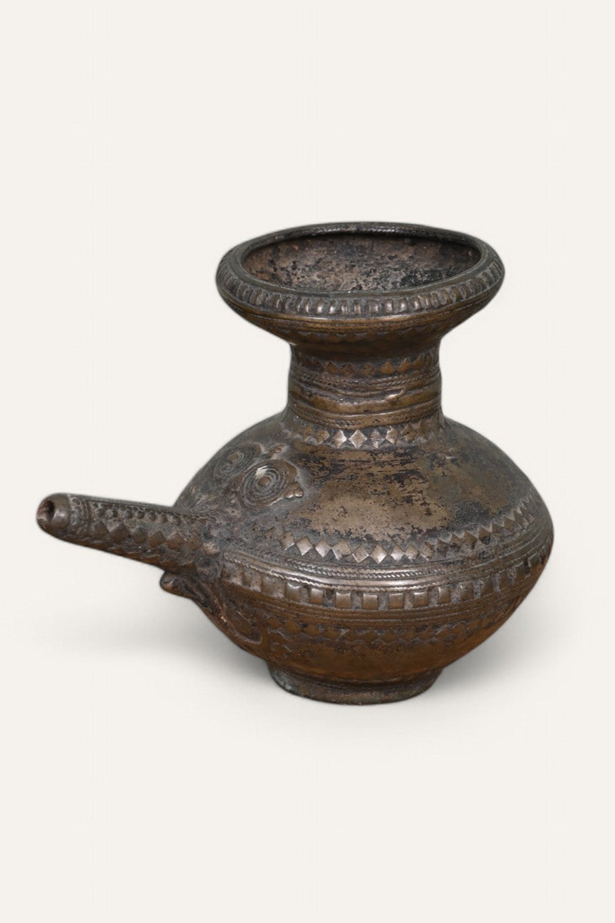 Ornate Brass Water Pot