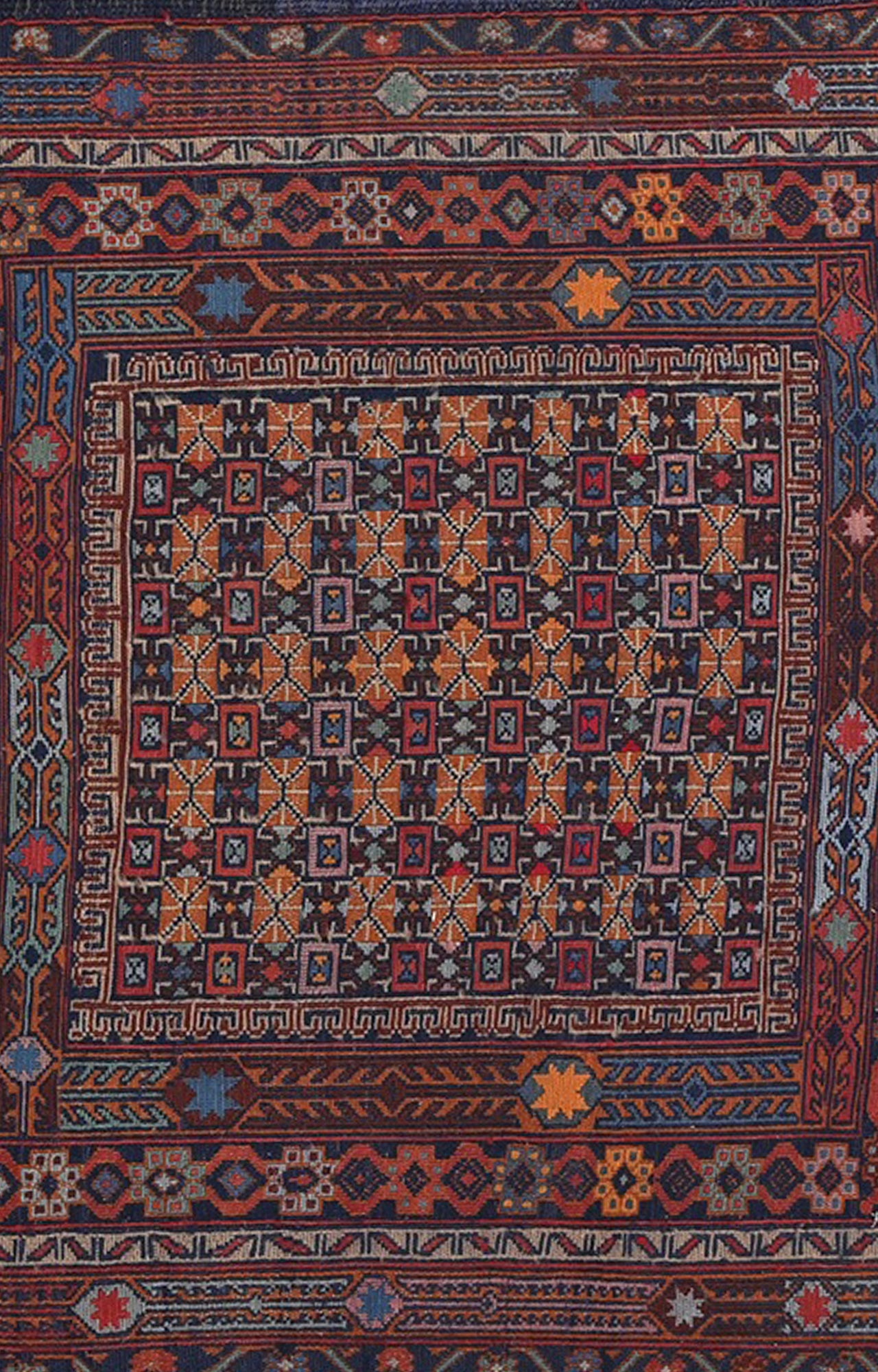 Carpet with Floral Border