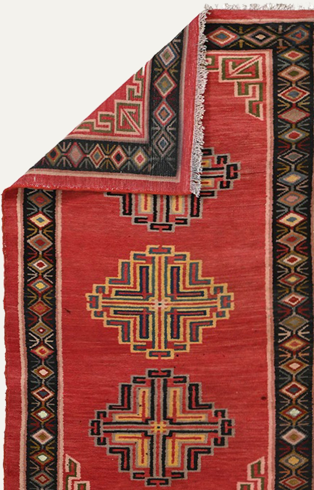 Hand-spun yarn Tibetan Carpet