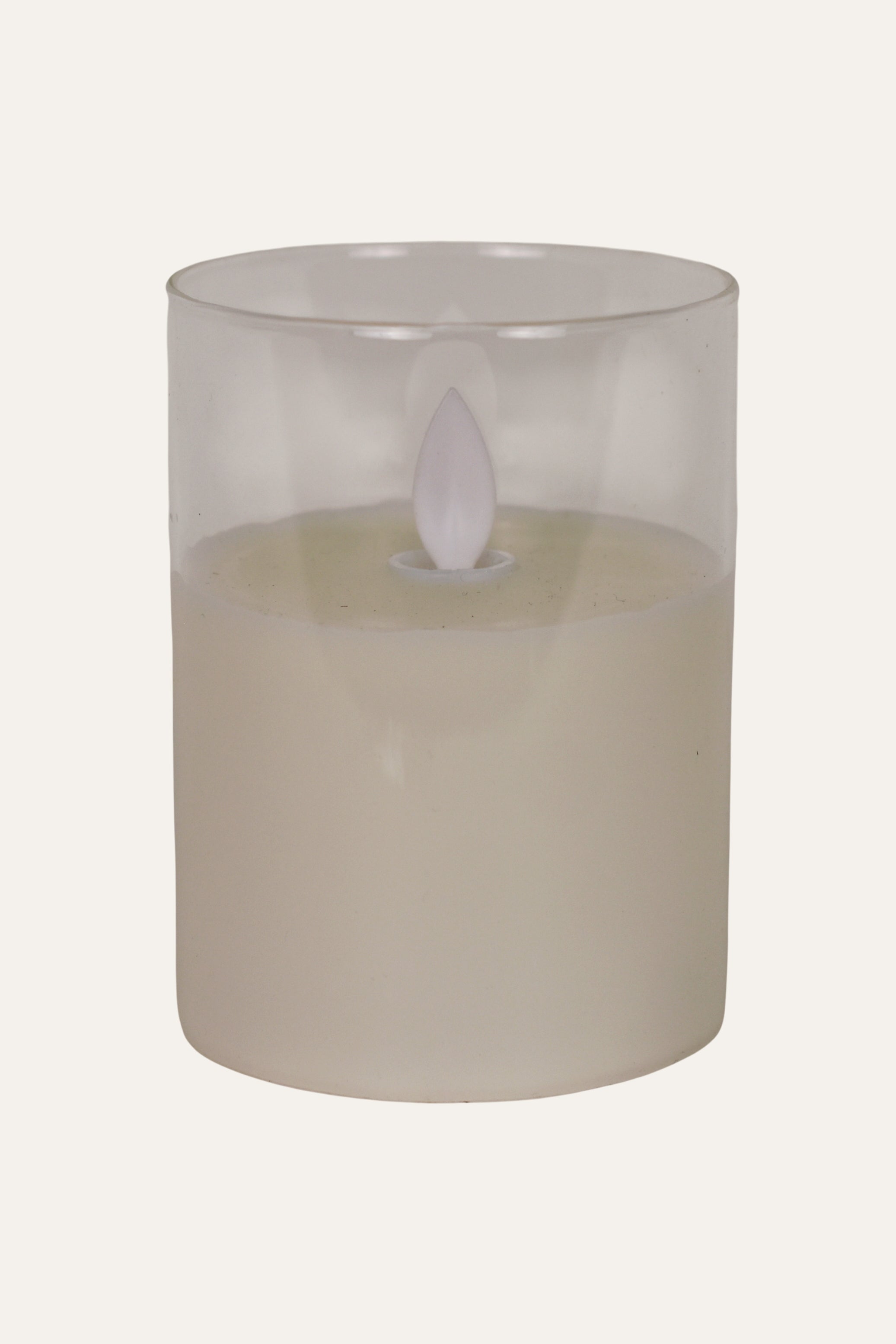 Decorative Electric Candle in Glass