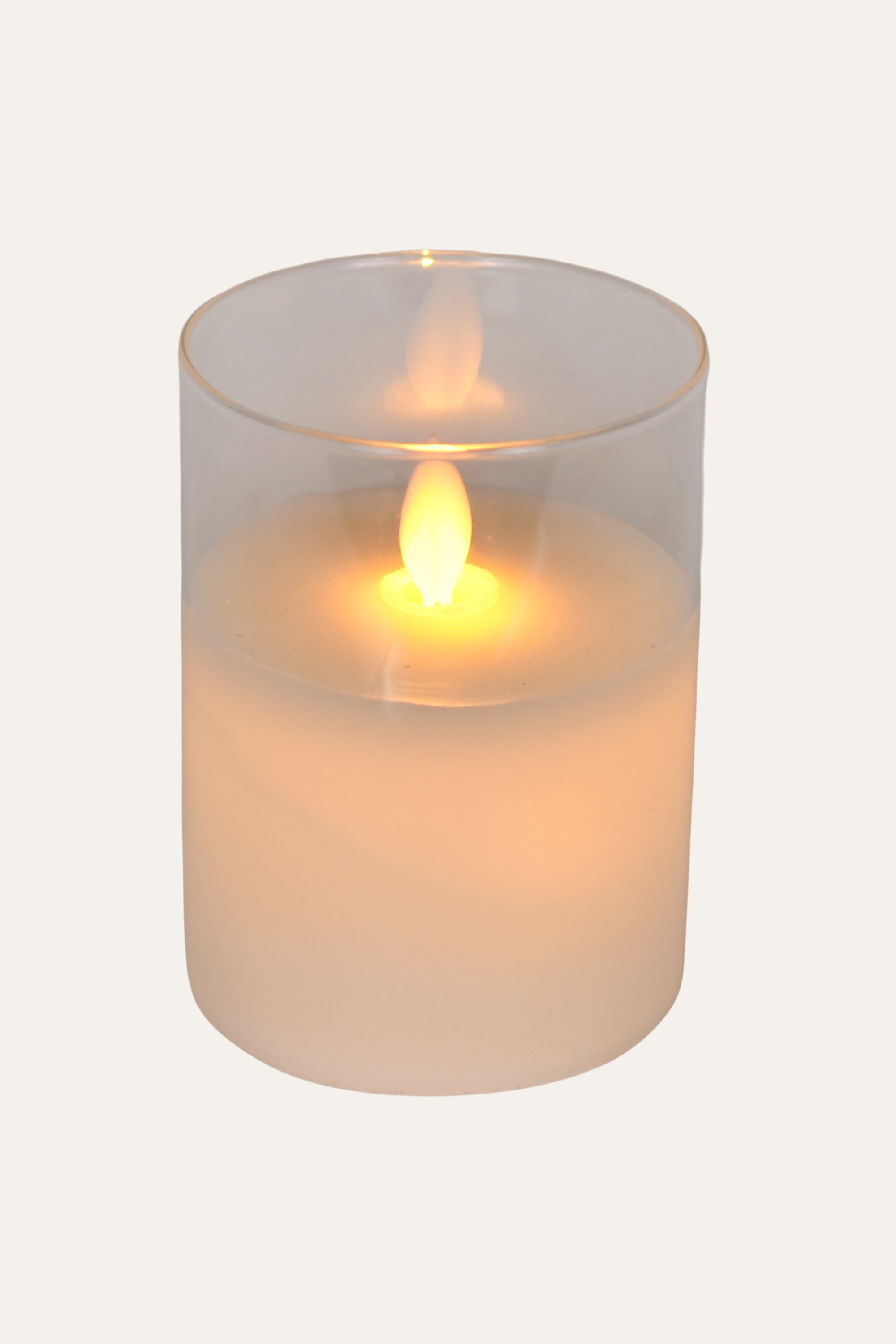 White Electric Candle 