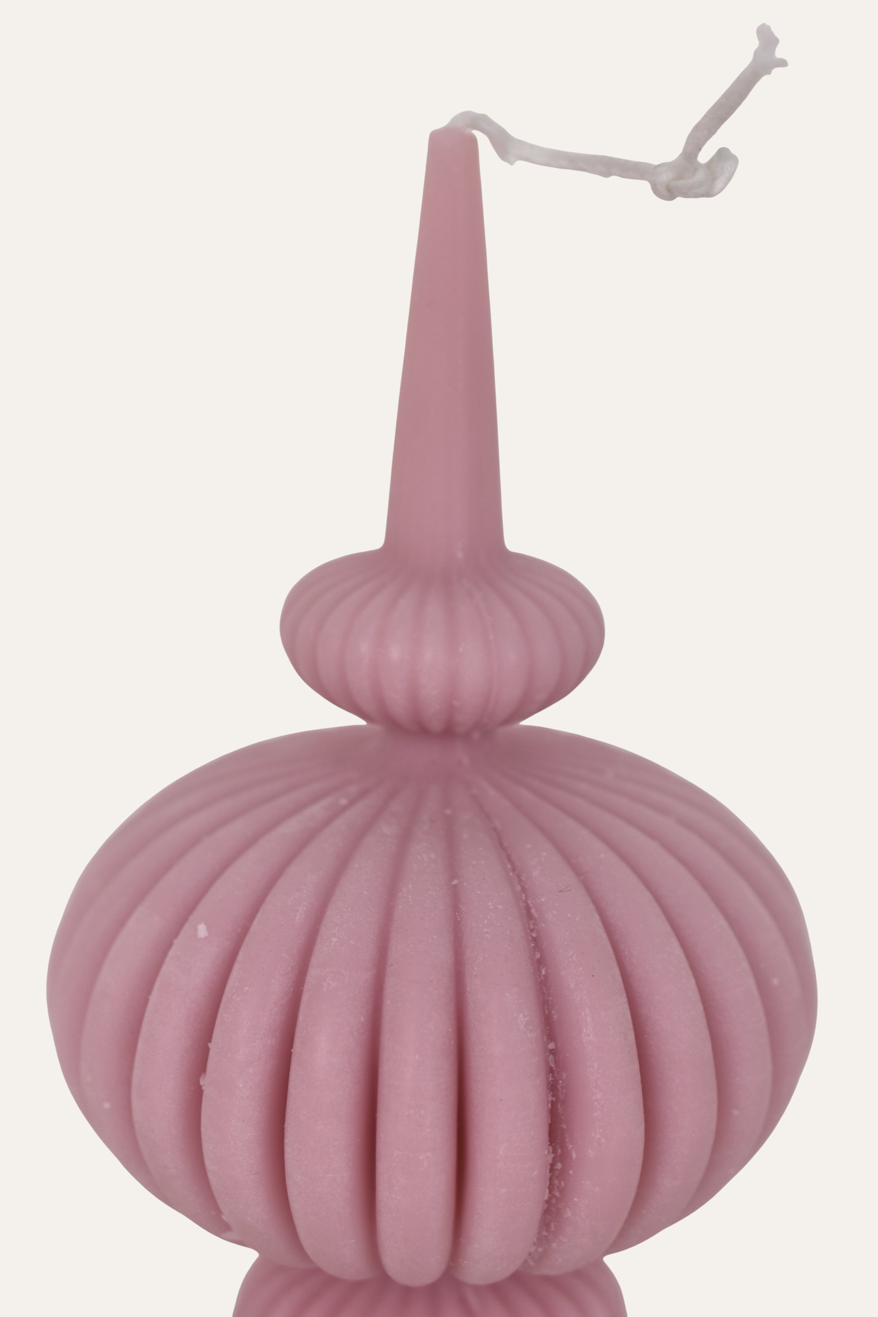 Pink Sculptural Candle