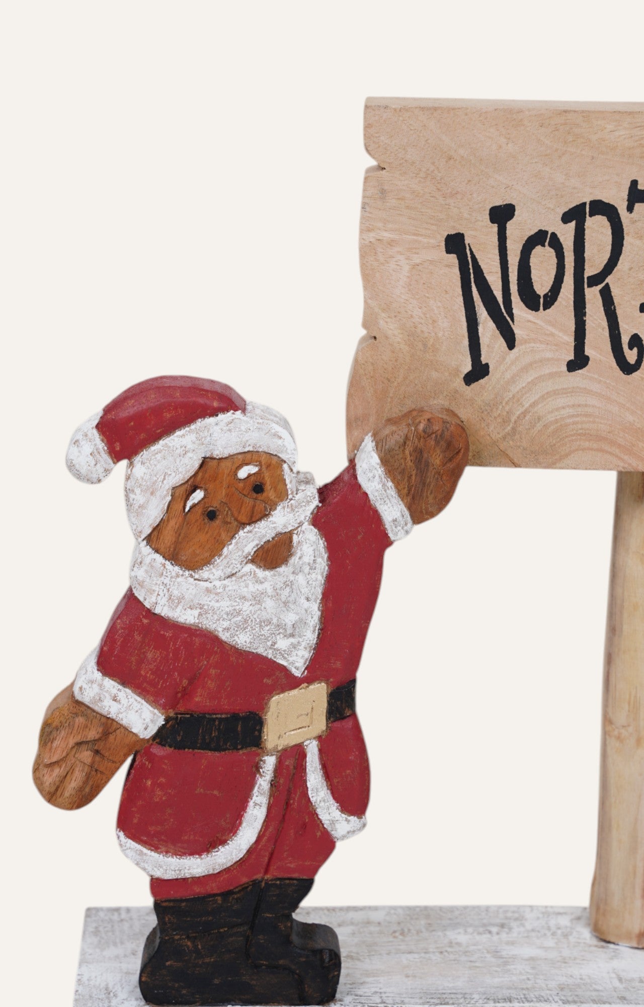 wooden Santa Claus 
