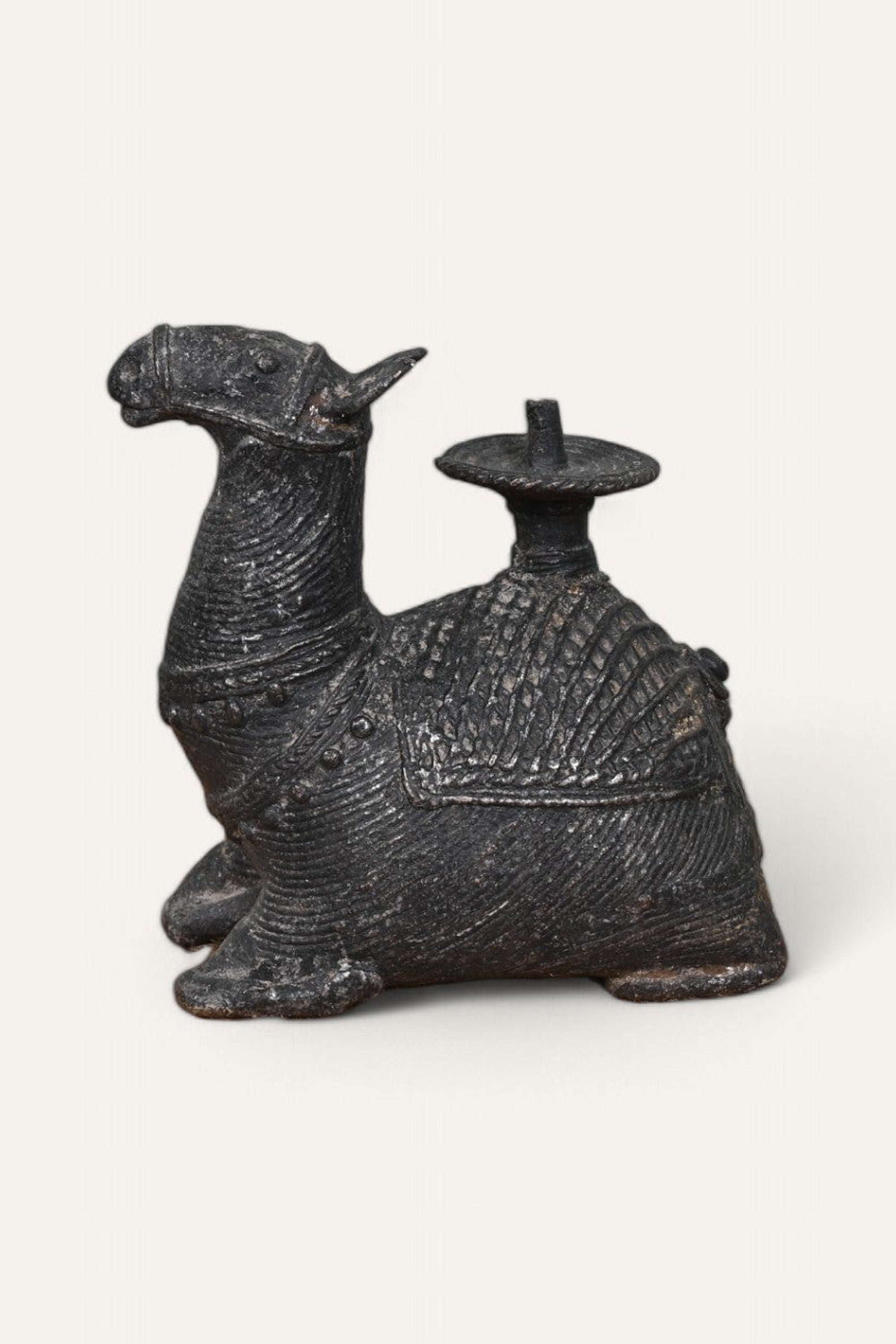 Camel Brass Sculpture Candle Holder
