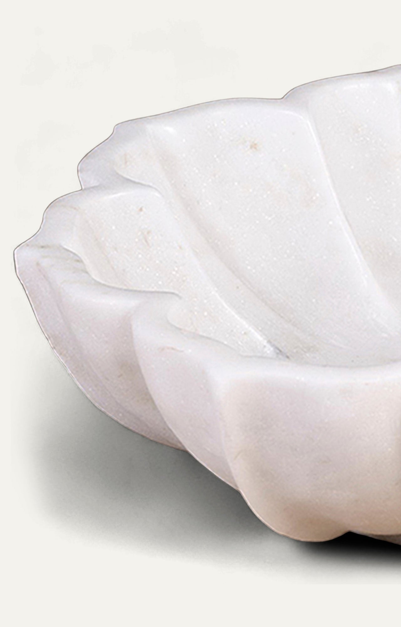 Carved White Marble Bowl_2