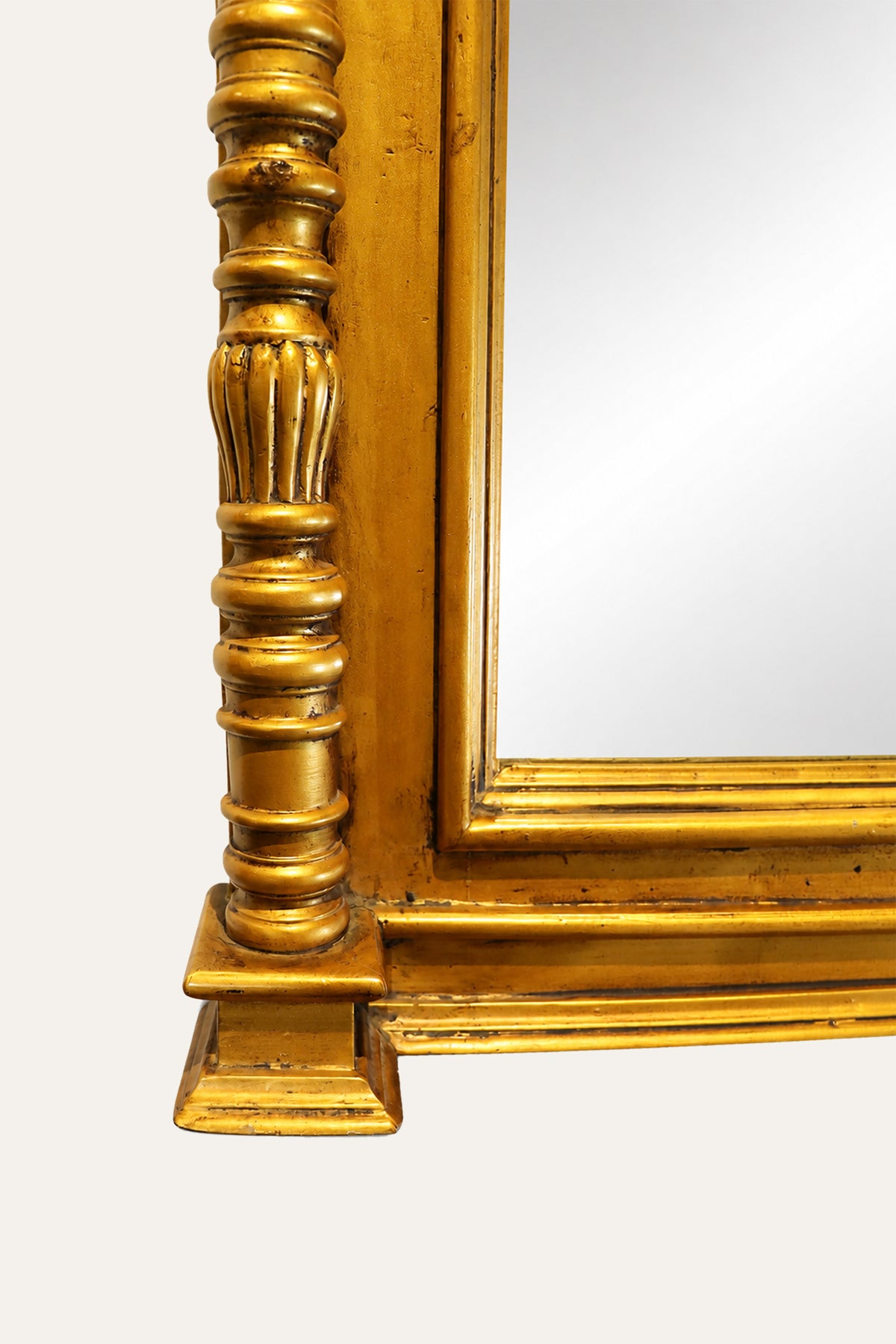 Carved wall mirror