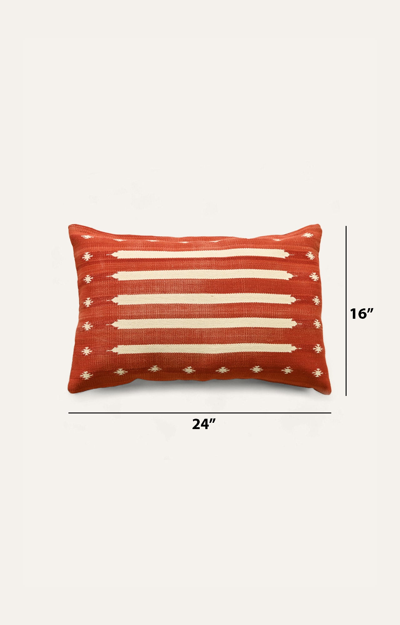 Cherry red cushion cover_size