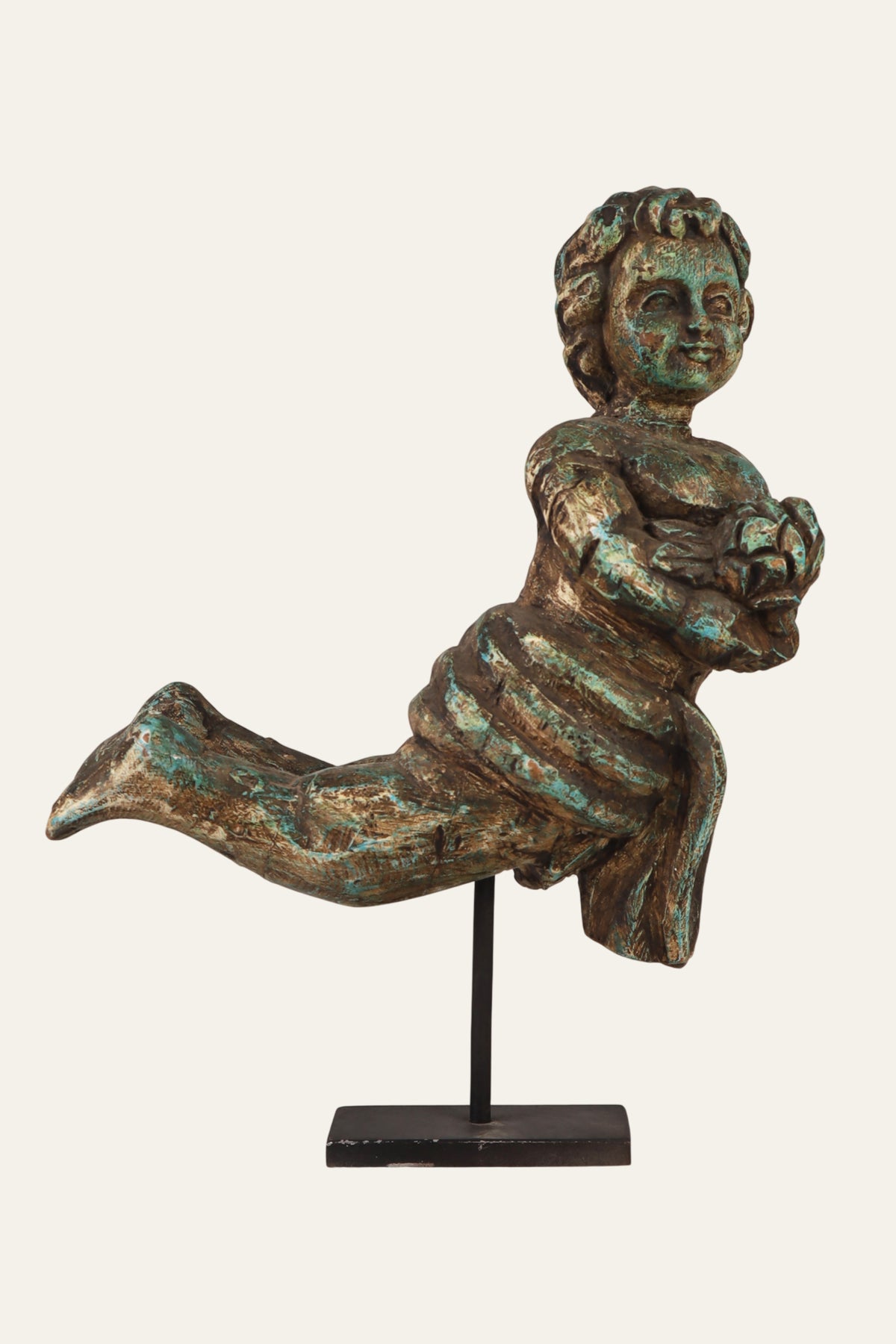 Cherub showpiece for shelf decoration