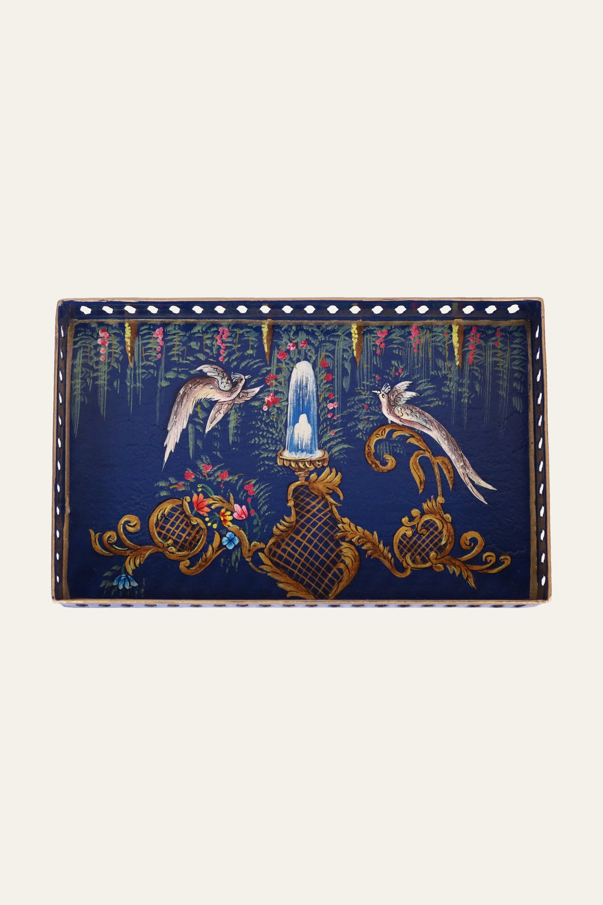 Chinoiserie decorative tray for home