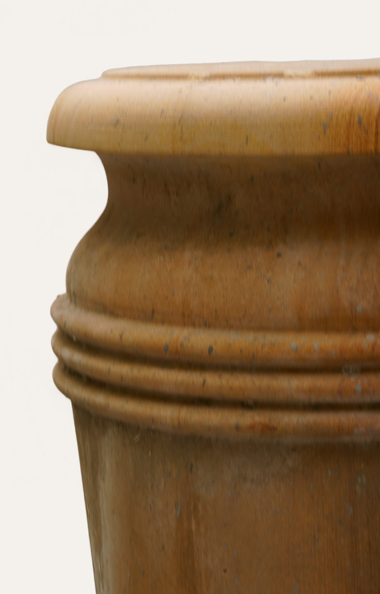 Classic Double Rolled Rim Sandstone Planter_4