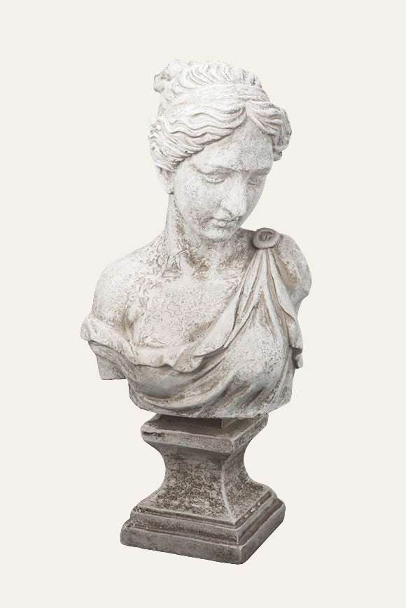 Classic Greek Bust on Pedestal