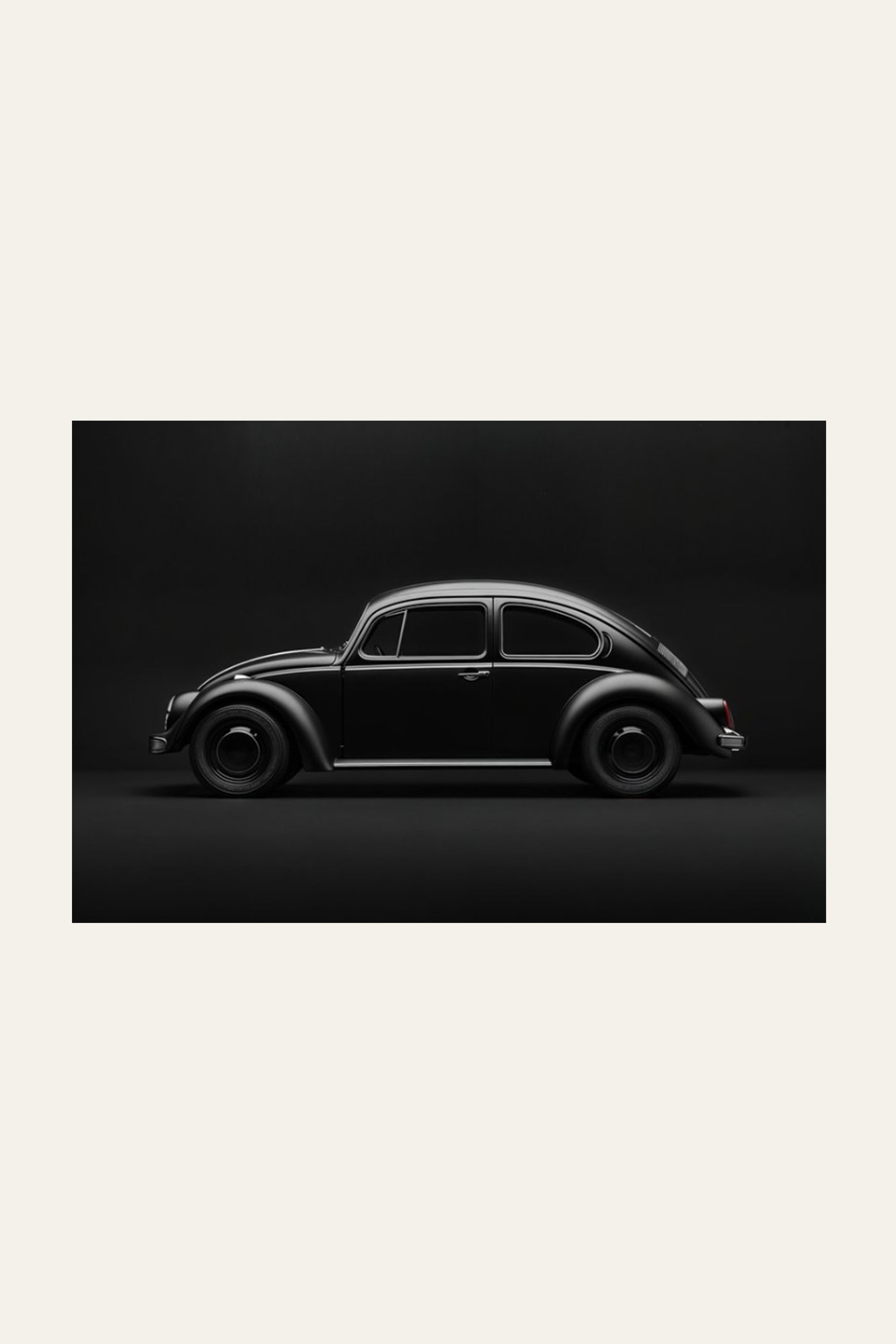 Classic Volkswagen Beetle tempered glass wall painting