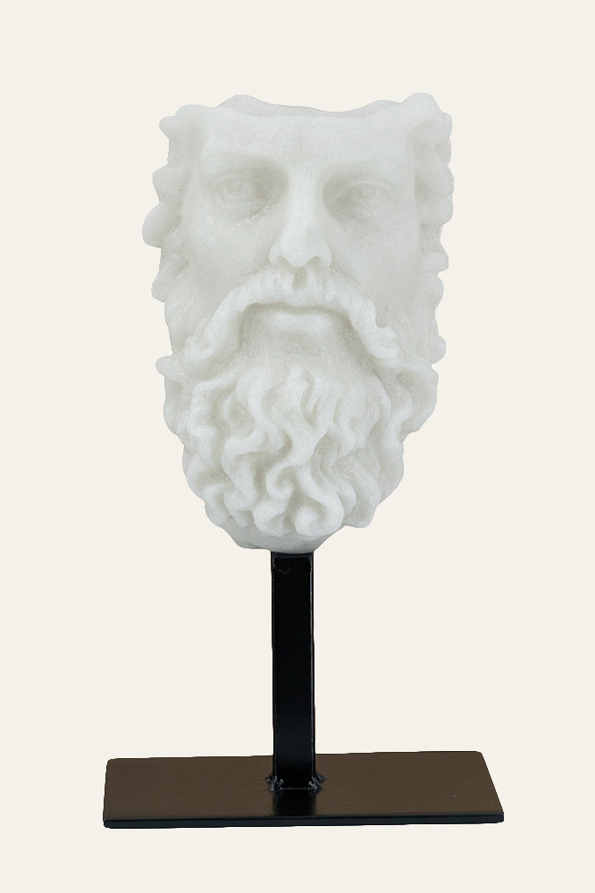 Classical Bearded Face Sculpture