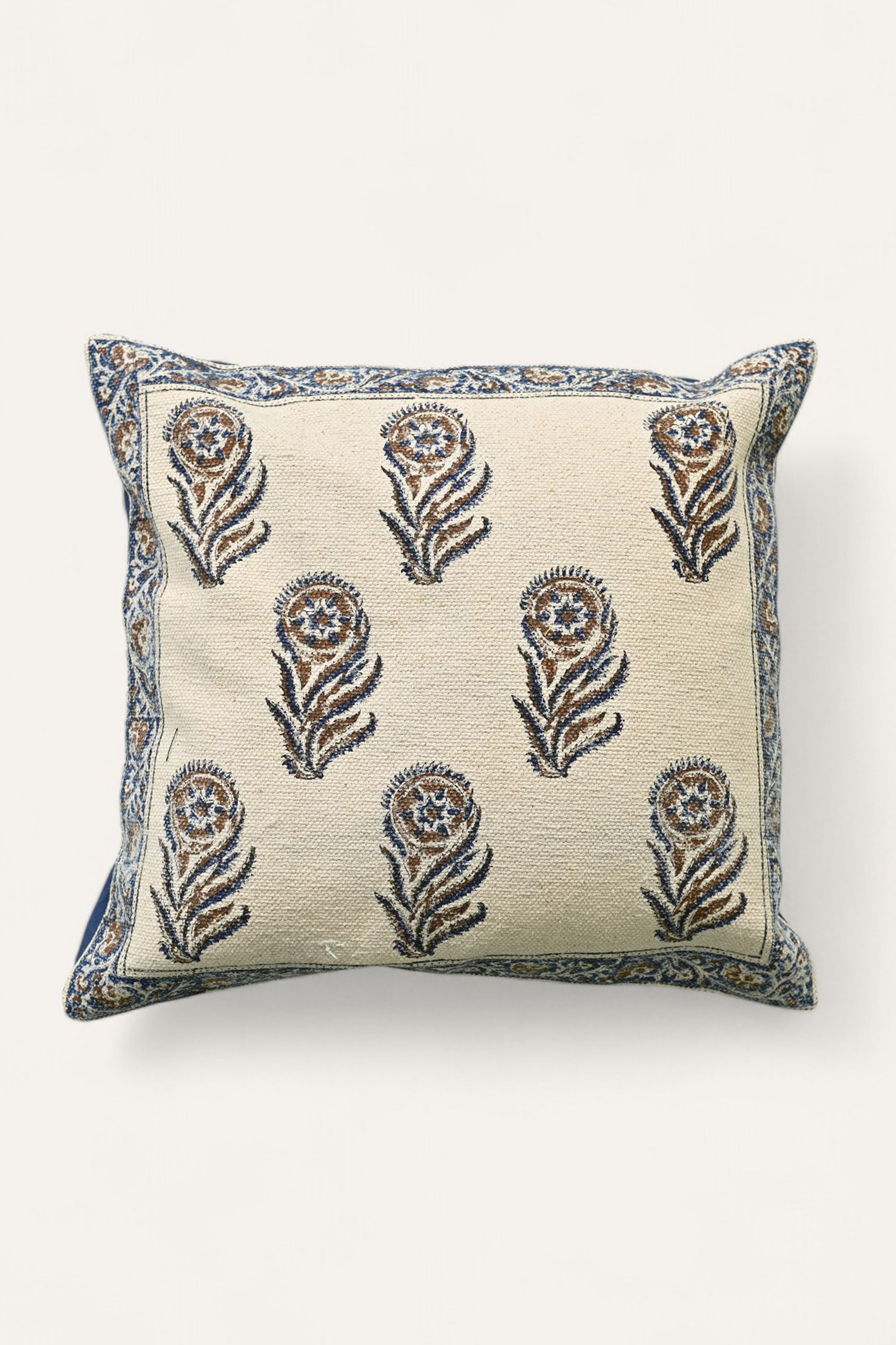Midnight Bloom Floral Cushion