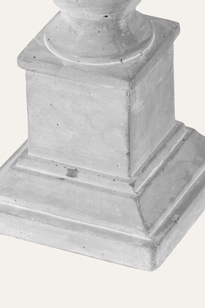 Cement Pillar Candle Holder - Large
