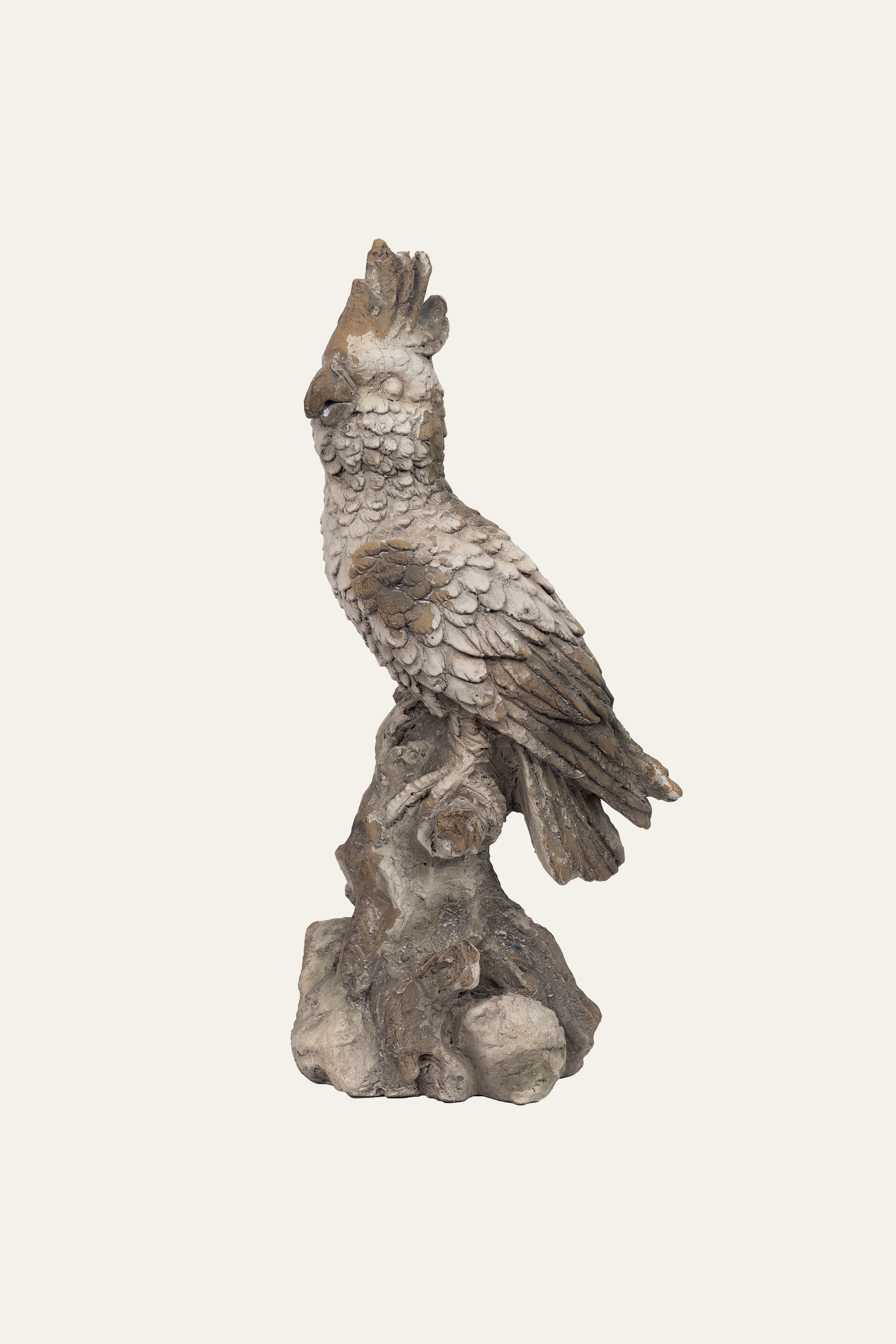 Decorative parrot statue