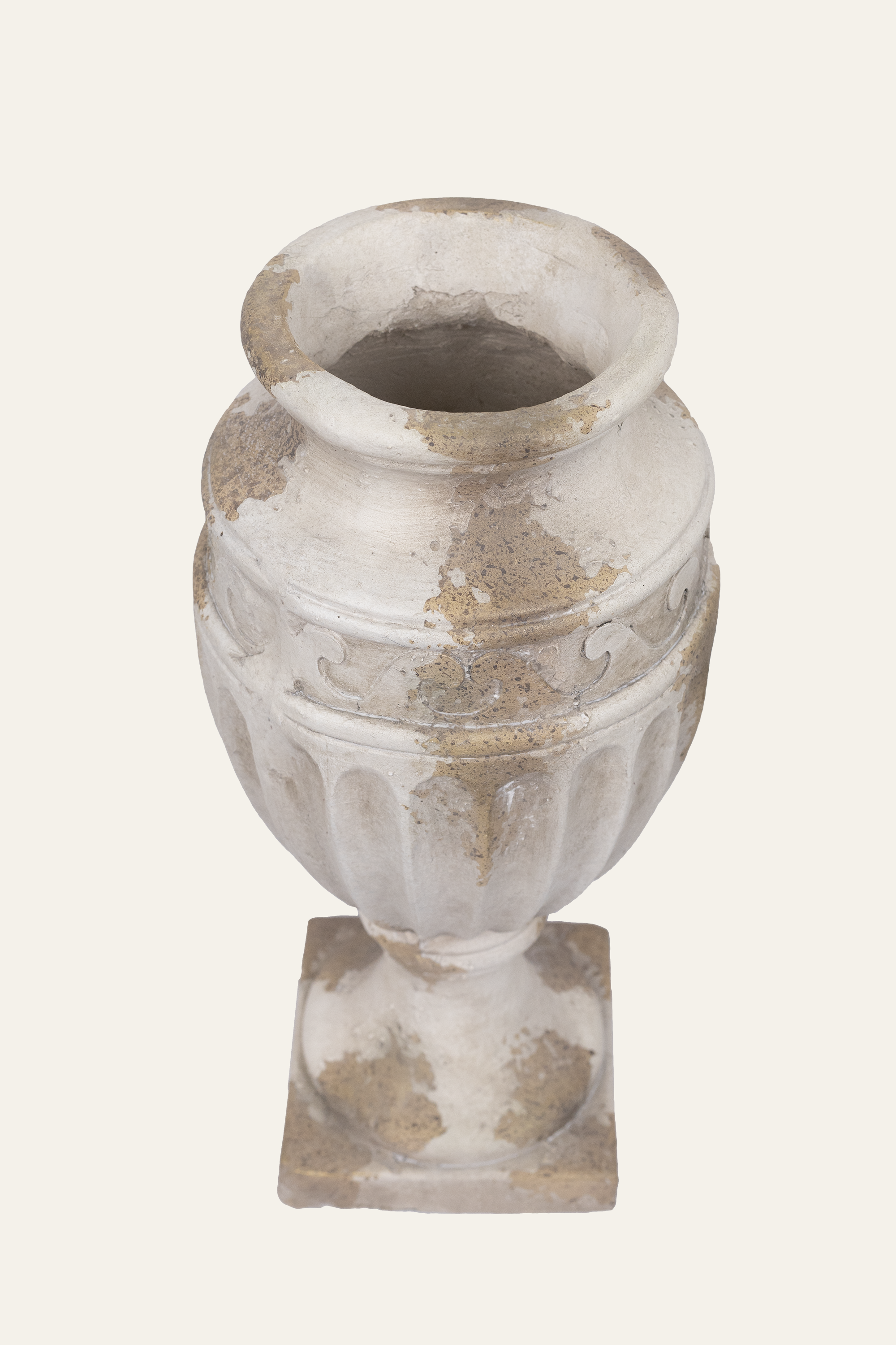 Textured Polyresin Planter