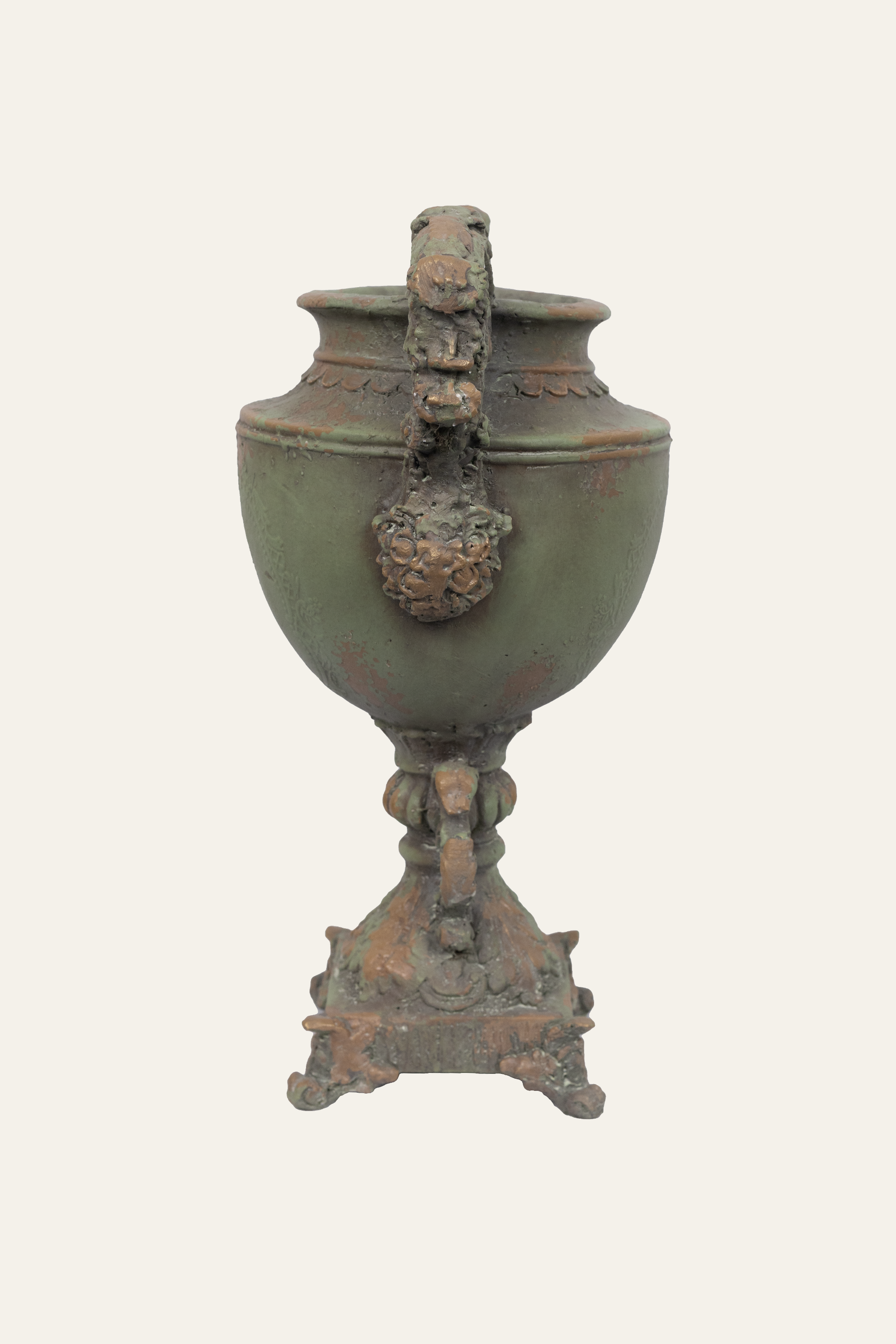 urn with intricate design