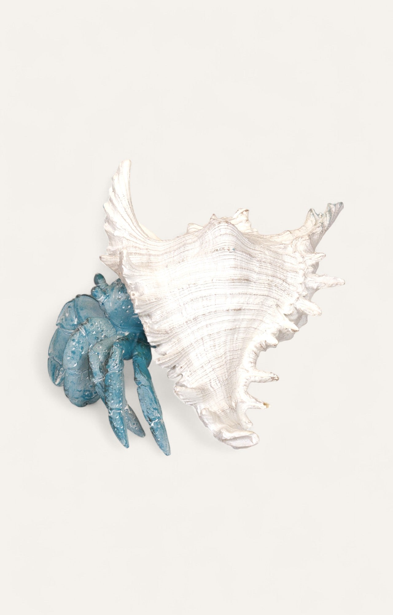 Polyresin Crab Figurine Coastal Decor- Big