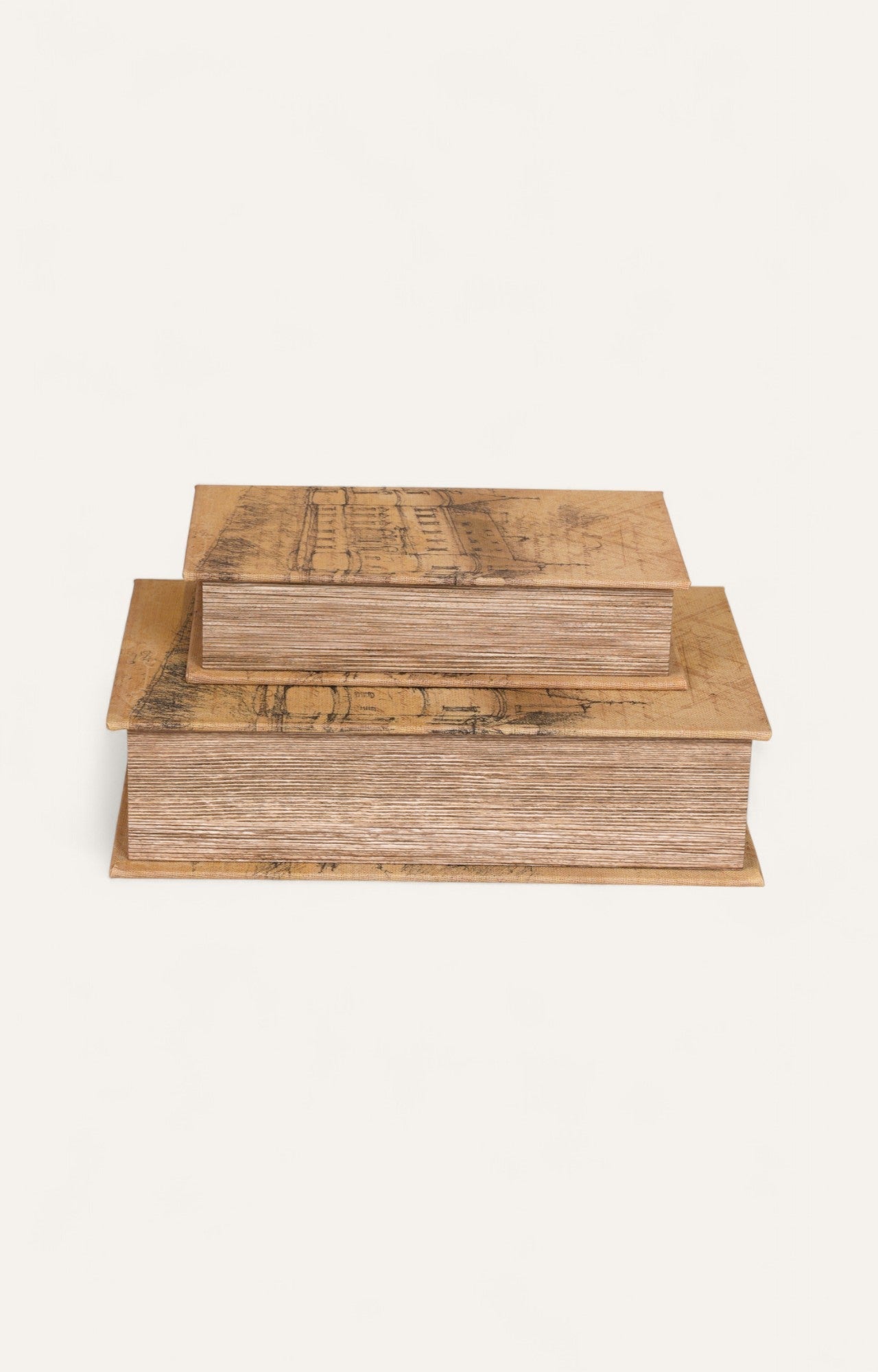 Vintage Book Storage Box Set