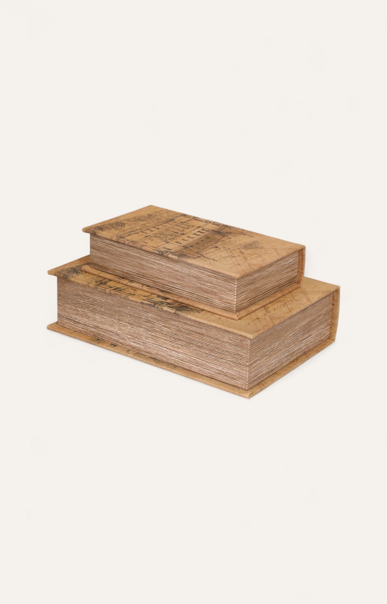 Vintage Book Storage Box Set