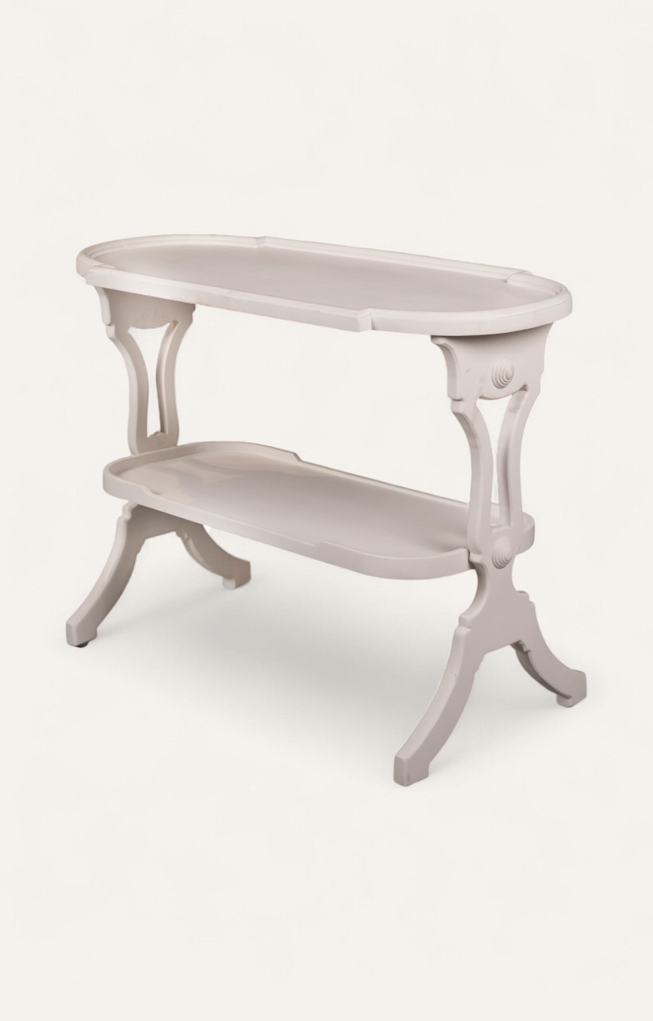 Two-Tier Oval Shelf shelve