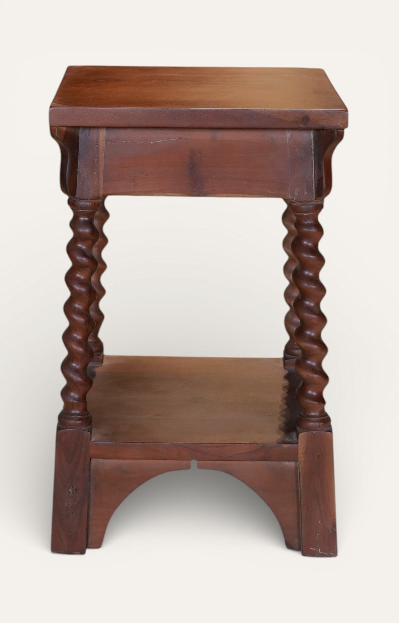 Barley Twist Solid Wood Side Table