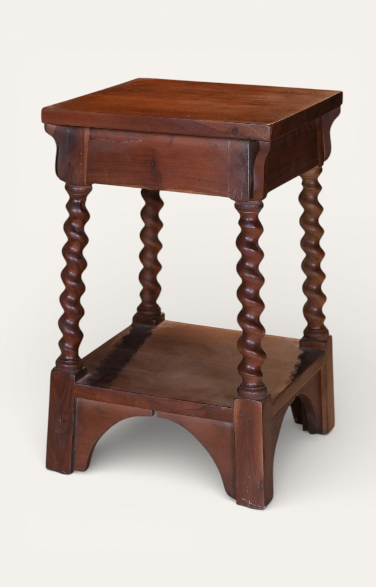 Barley Twist Solid Wood Side Table