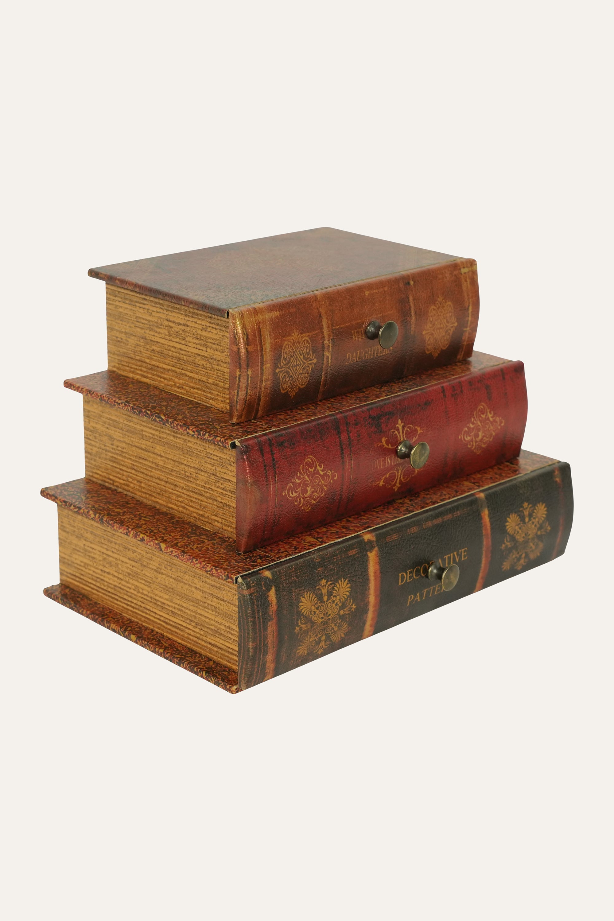 Vintage Book Style Trinket Box
