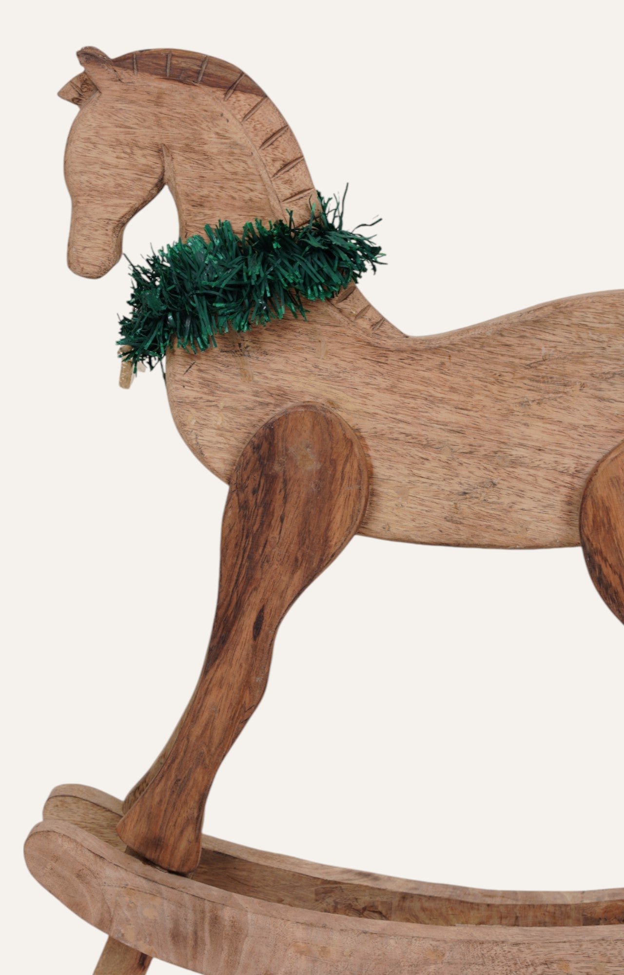 Khristougenna Christmas Rocking Horse: A Festive Woodland