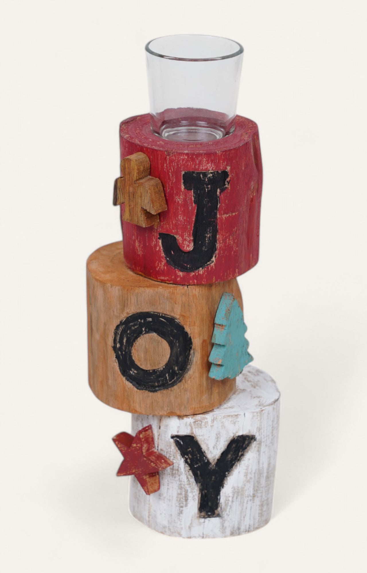 Joyful Candle Holder: Christmas Secret Santa Gifts