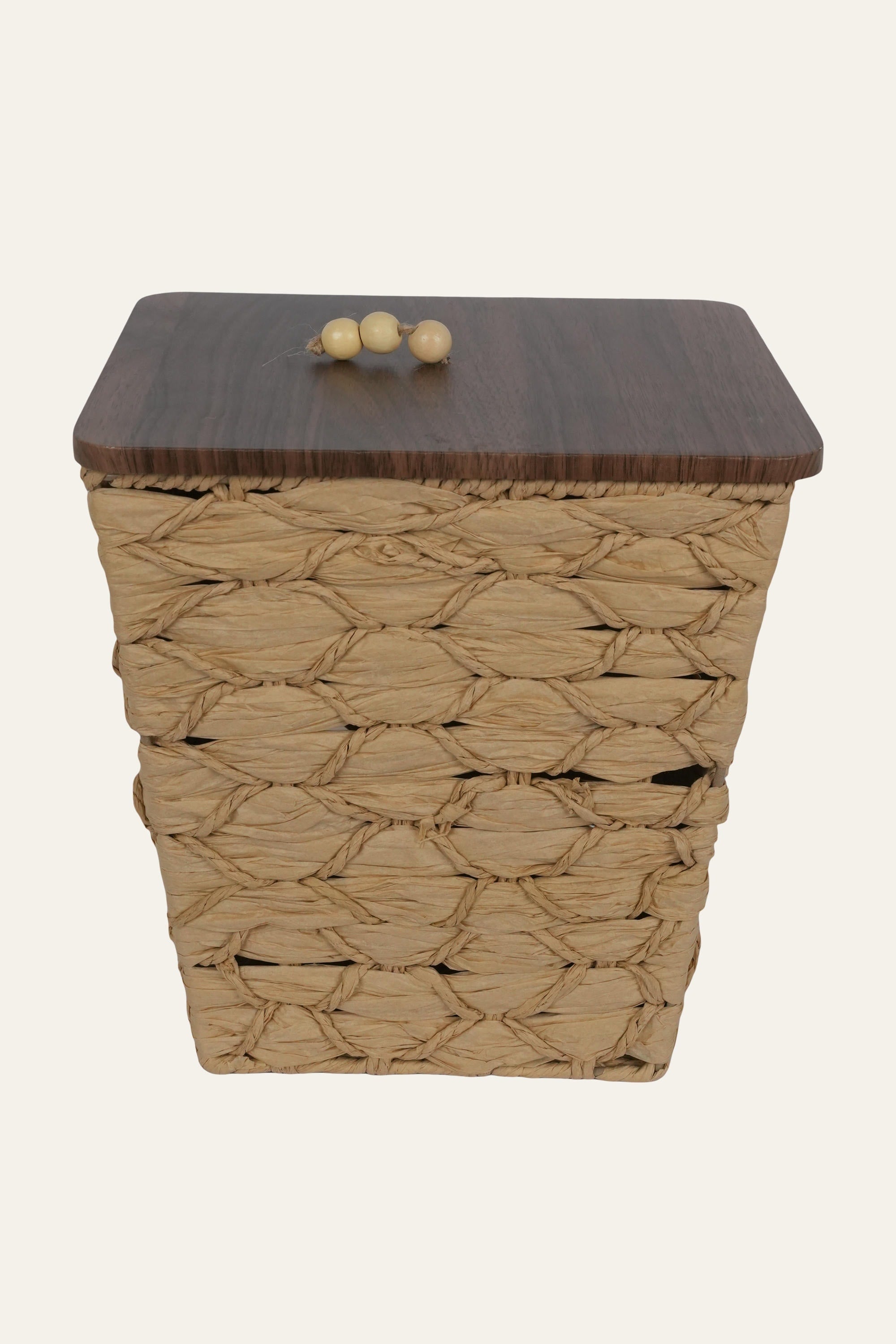 Elegant Storage Lidded Basket