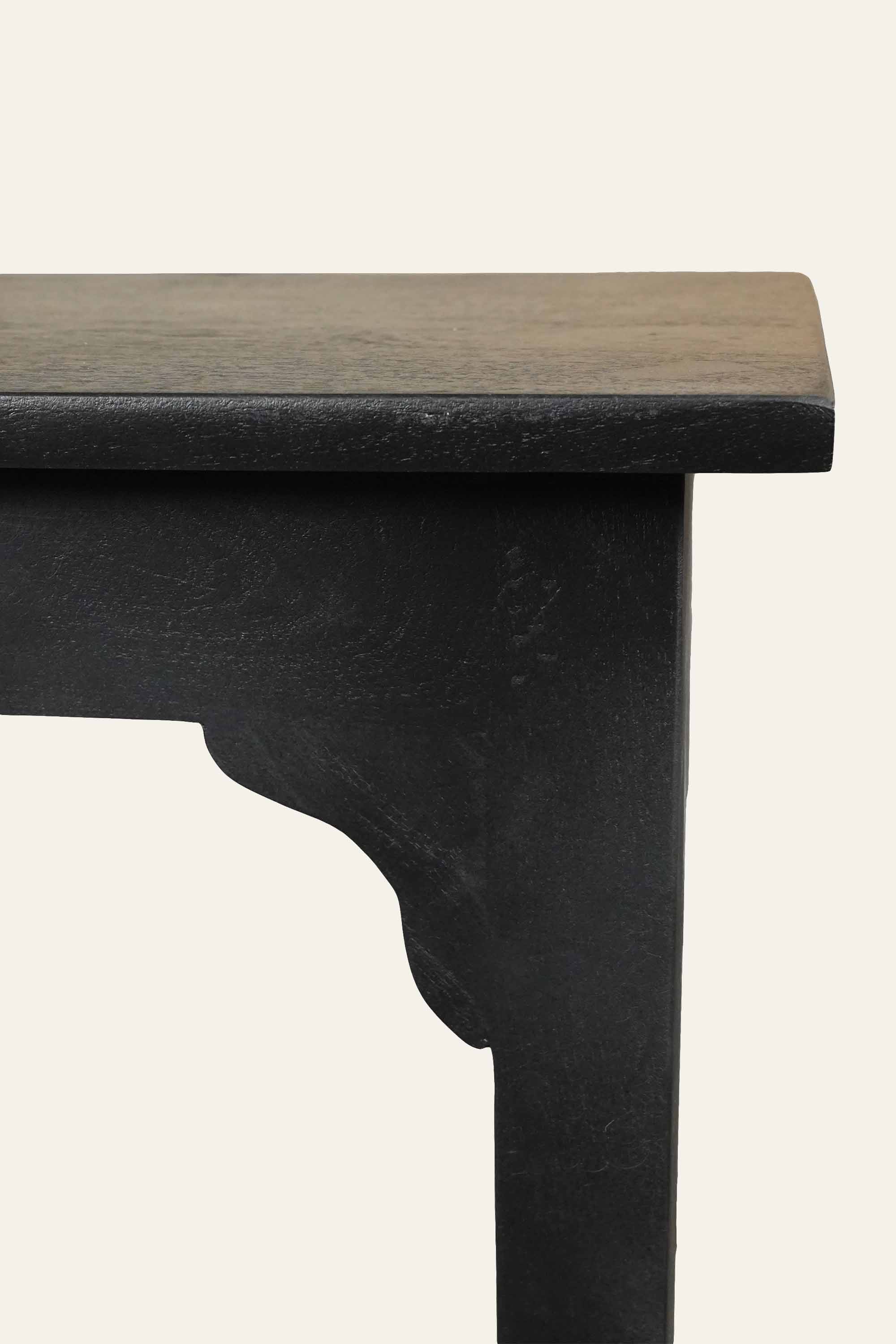 Modern Black Console Table for Entryway