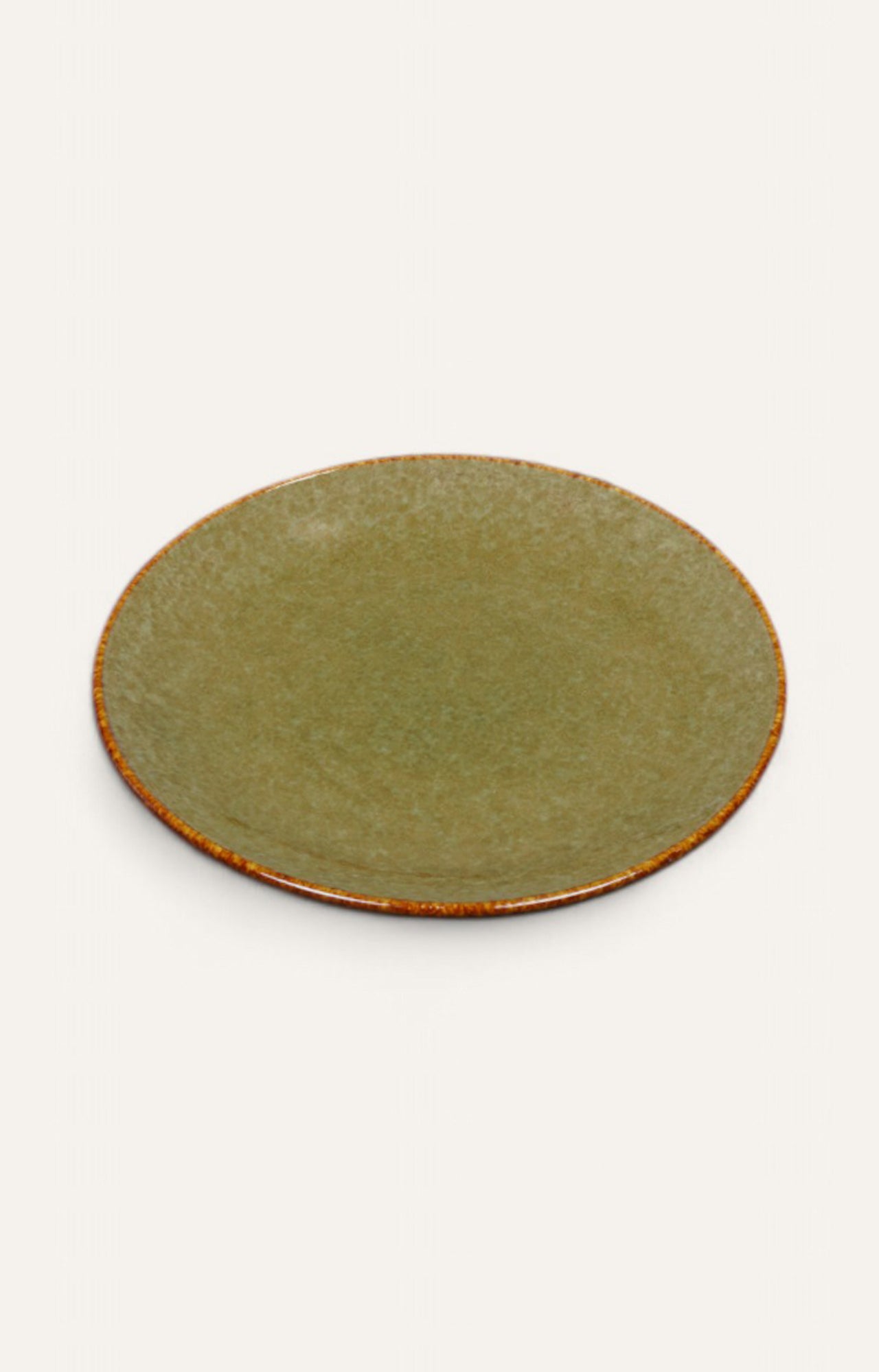 Earthy Glazed Ceramic Side Plate