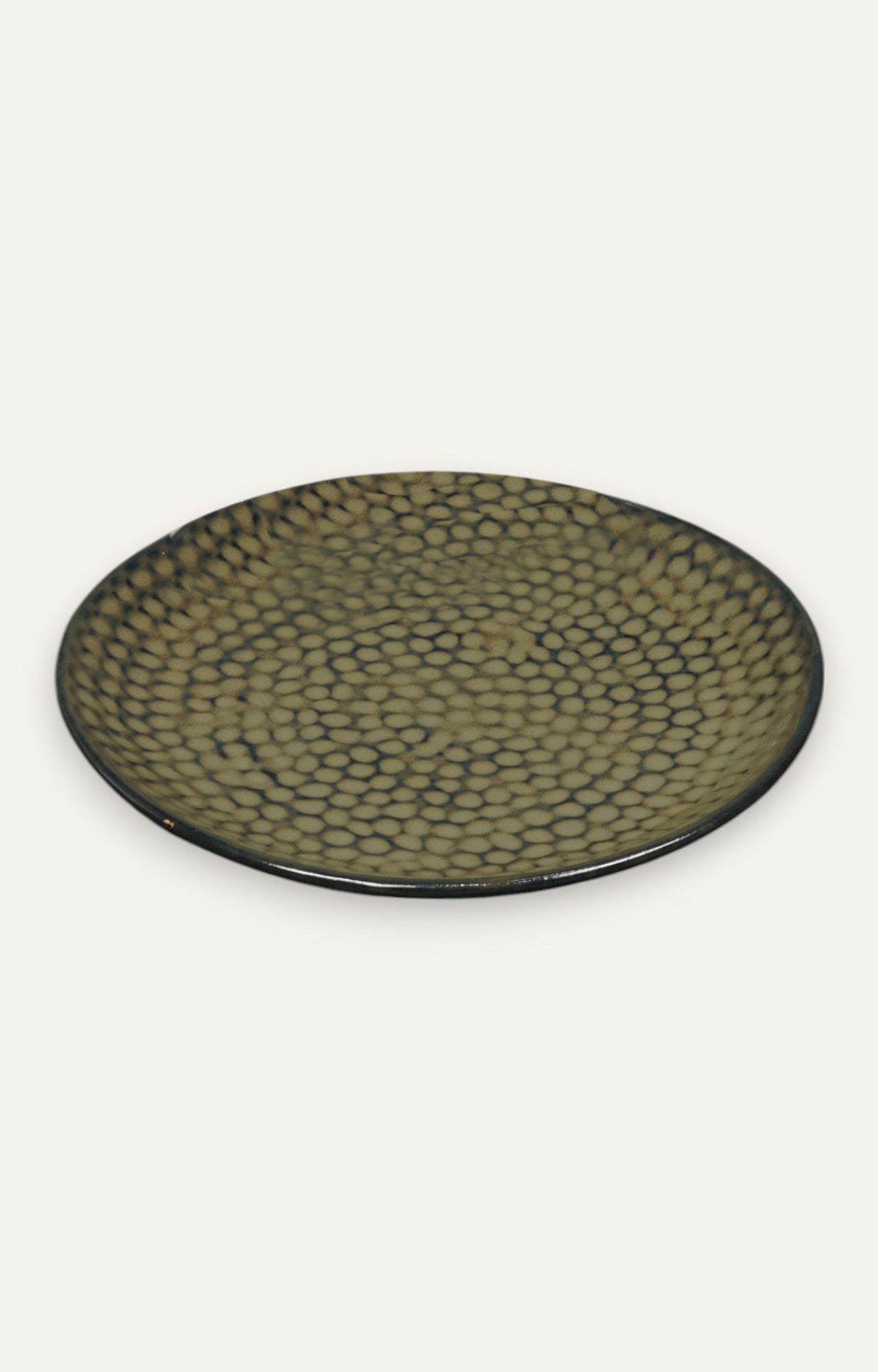 Stone Glazed Ceramic Dinner Plate