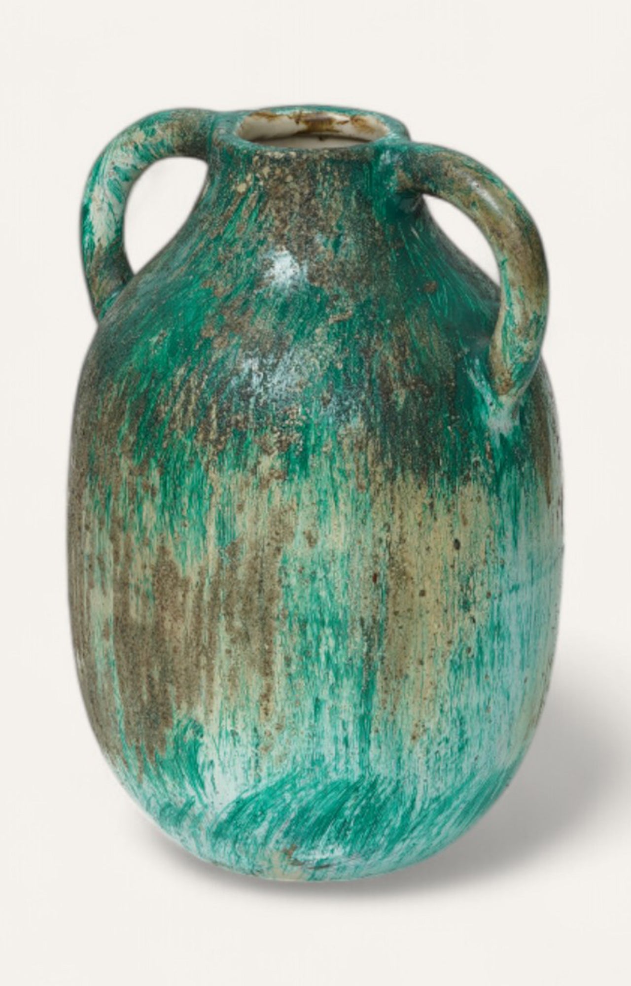 Greek-life Dual-Handle Ceramic Vase/ Water Jug