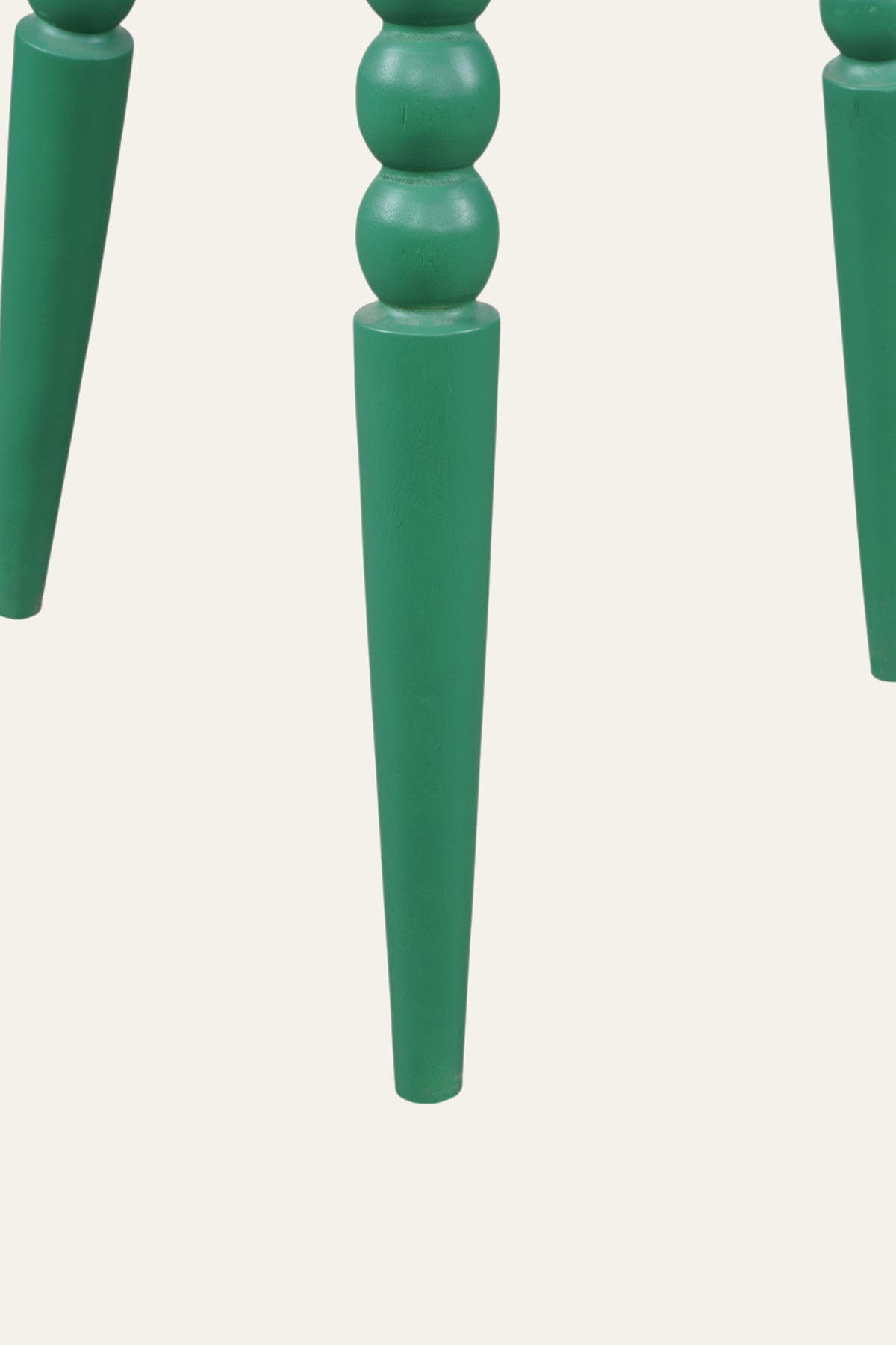 Green Bobbin Tripod Leg Side Table for Kids' Room
