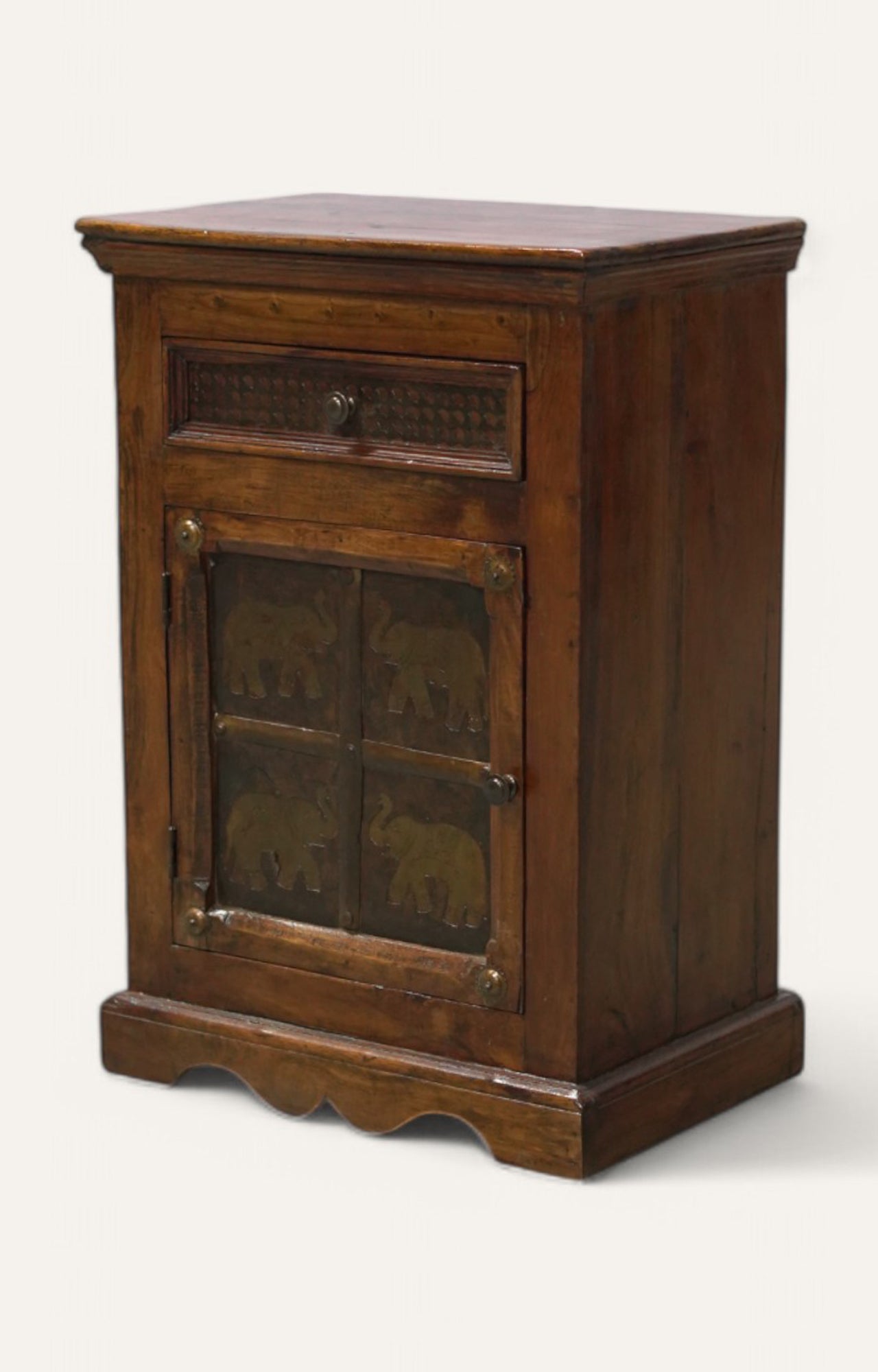 Sultan Wooden Vintage Corner Cabinet