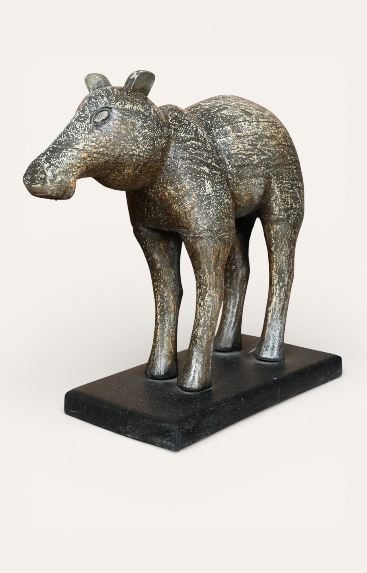 Wooden Horse Figurine