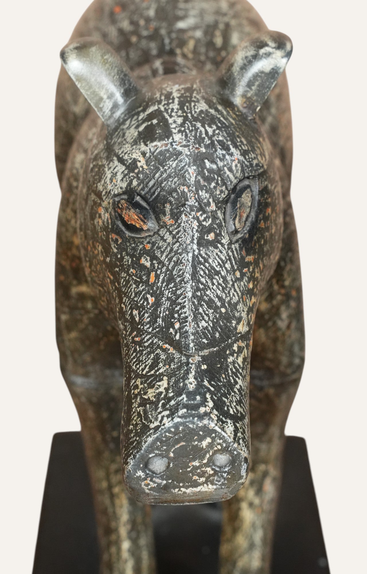 Wooden Horse Figurine