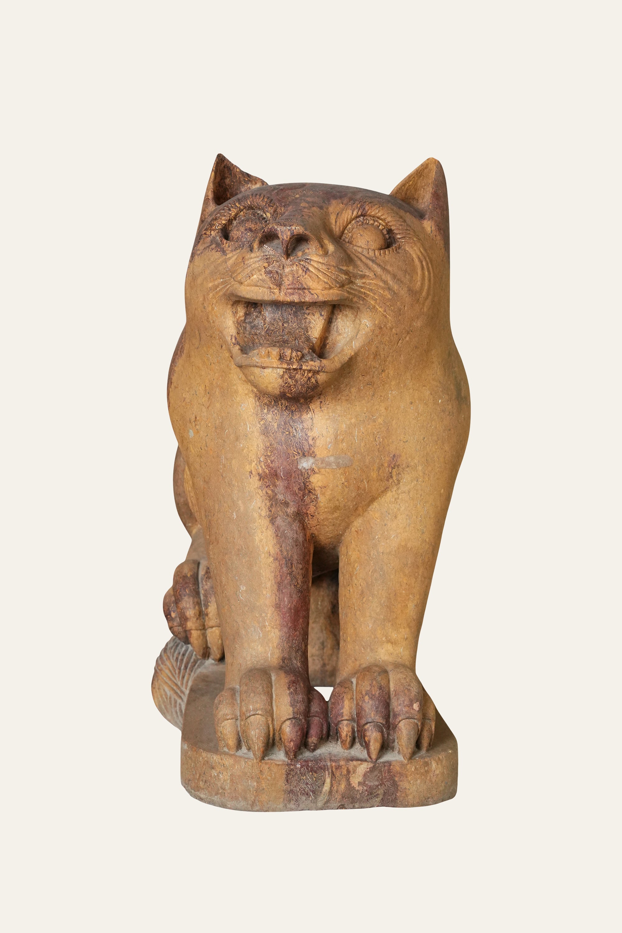Sandstone Lion Sculpturefor Entryway Decor