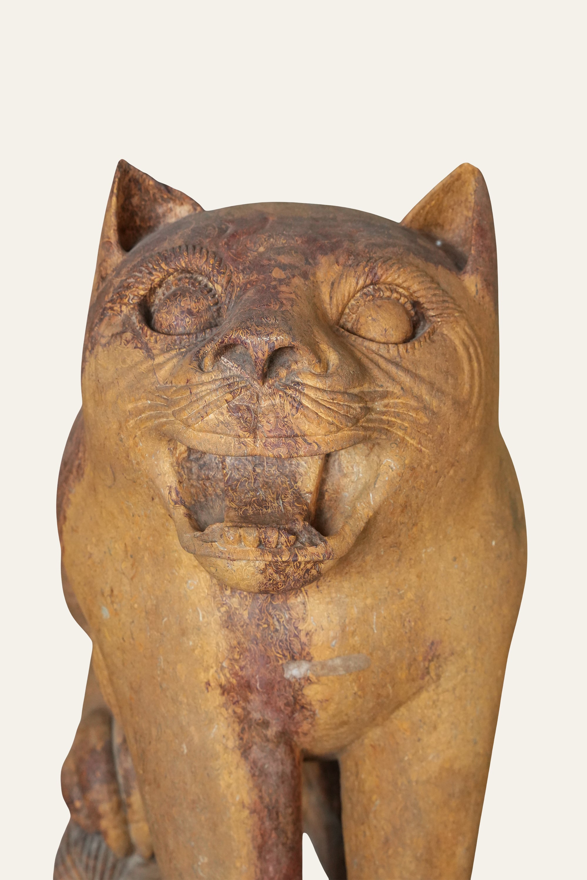 Sandstone Lion Sculpturefor Entryway Decor