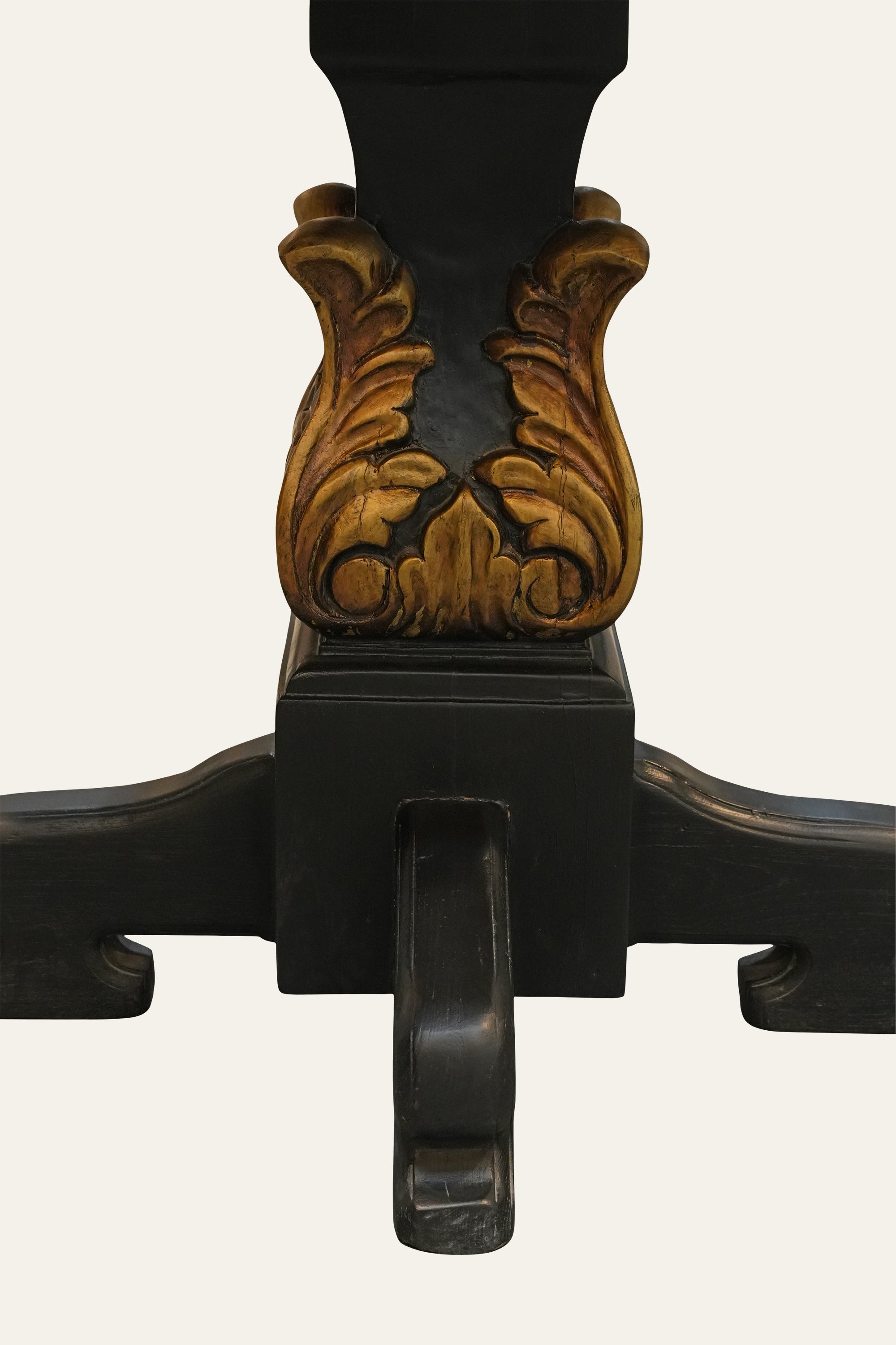 Marble Top Occasional Table with Turned Pedestal