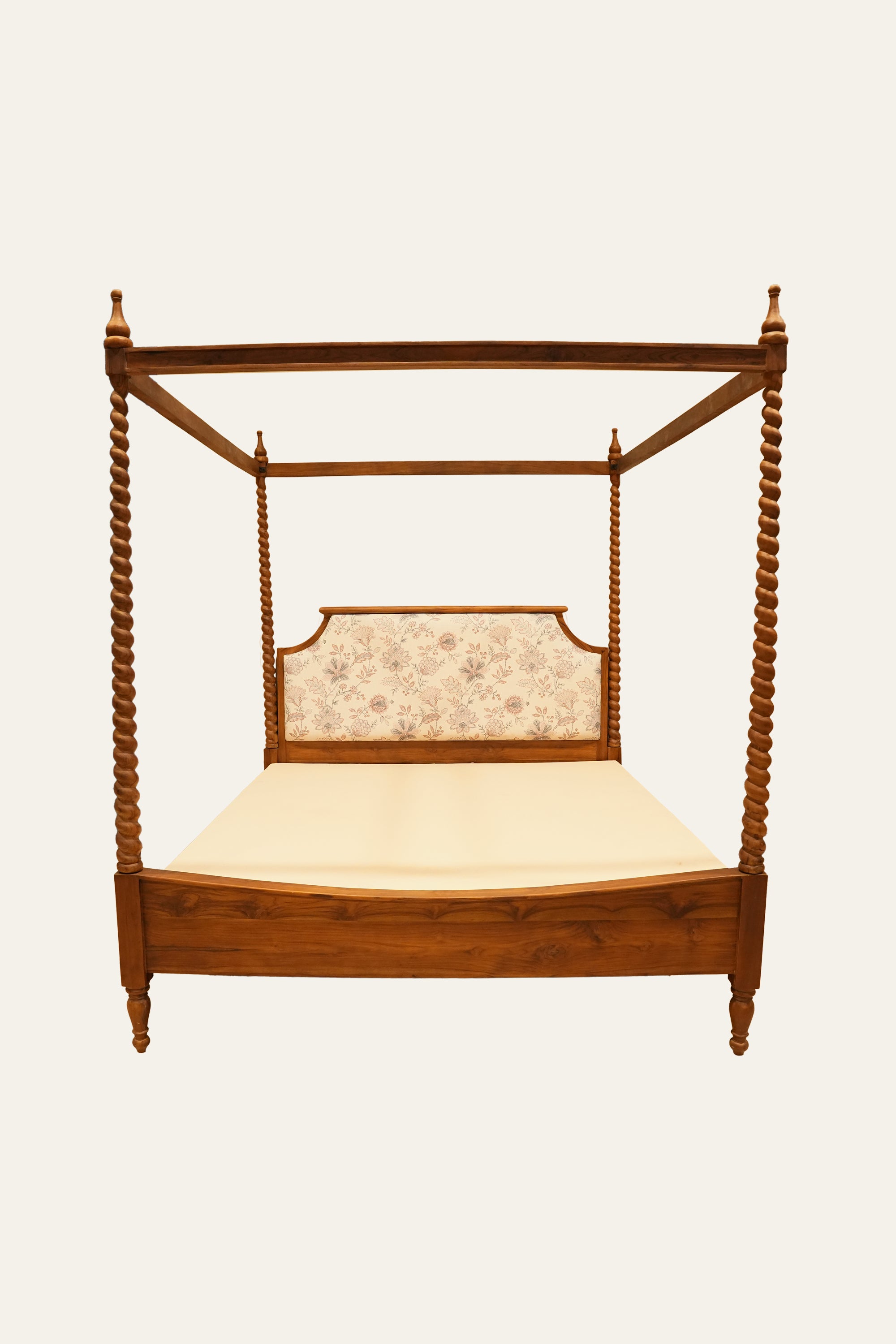 Barley Twist Poster Canopy Bed in Solid Wood