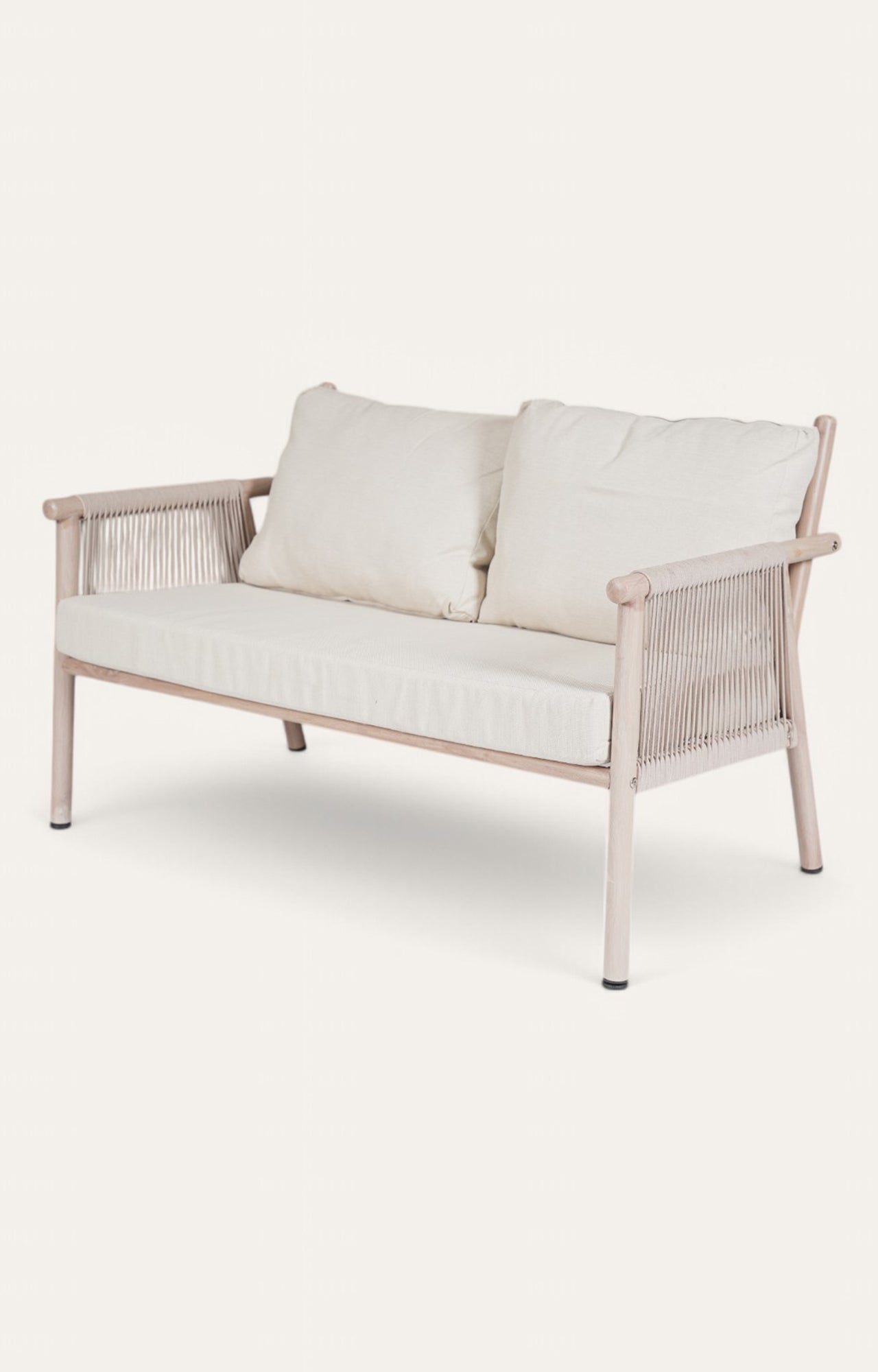 Tranquil Metal and Nylon Ropes 2 Seater Outdoor Sofa