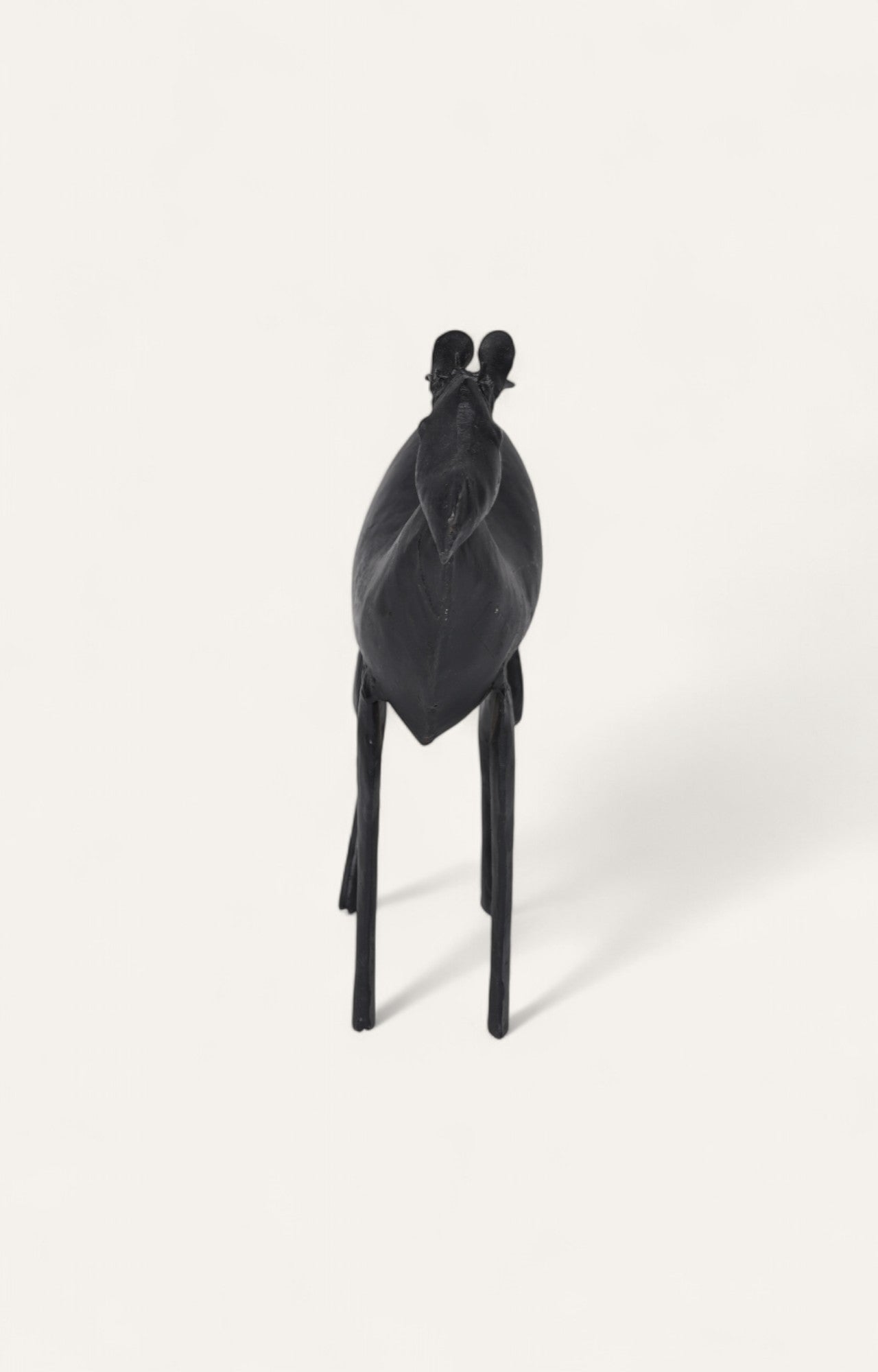 Minimal Metal Deer in Matte Black