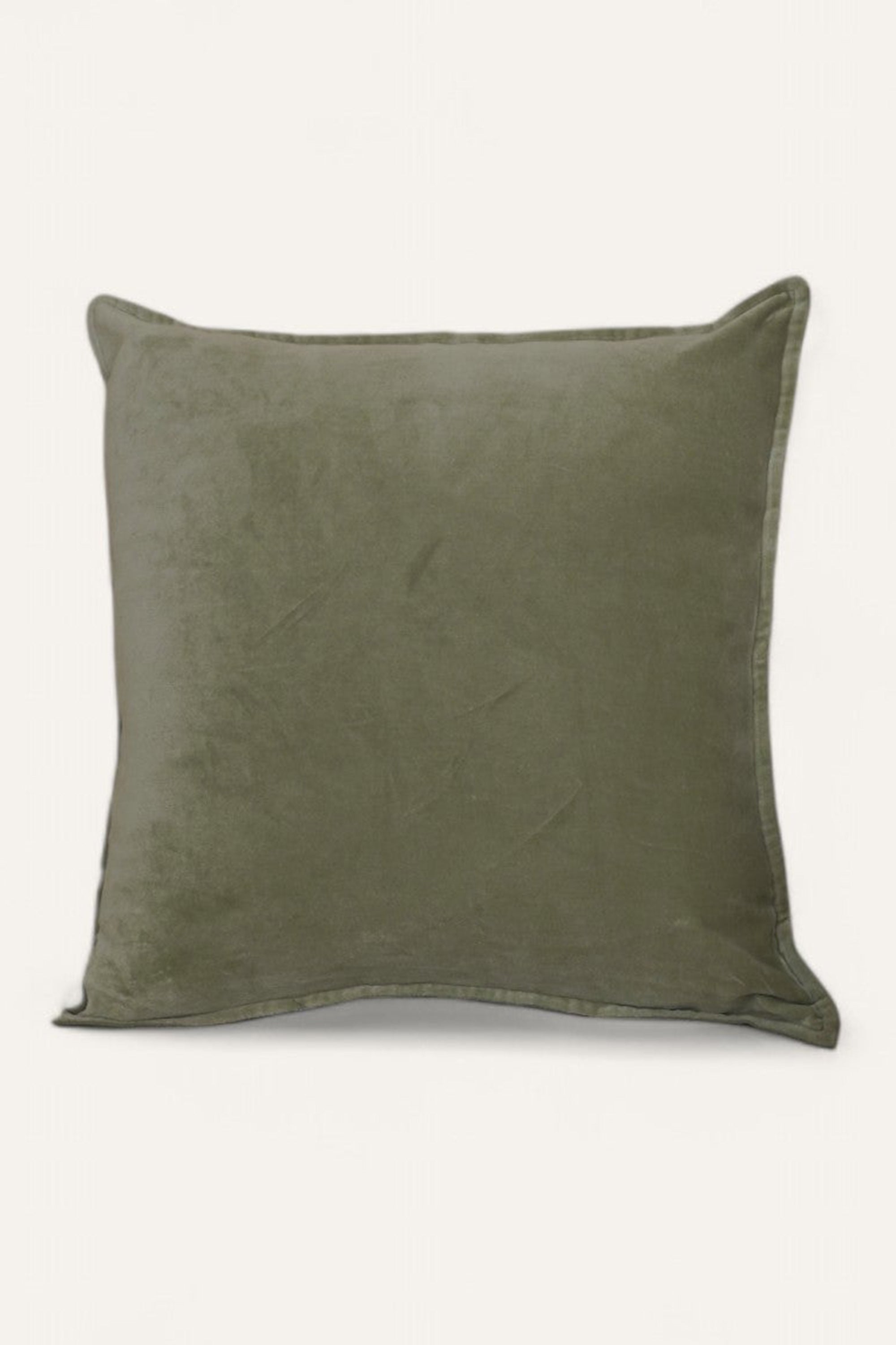 Olive Moss Velvet Cushion Cover